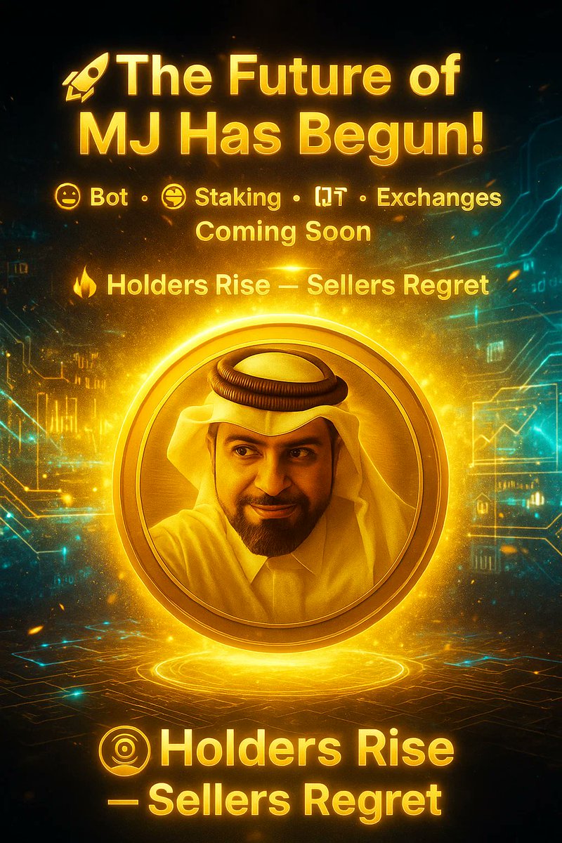 MaryA6283's tweet photo. 💥 The next phase of $MJ is loading…
🤖 Bot • 💰 Staking • 🎨 NFT • 🏦 New exchanges ahead!
🚨 Don’t sell now — or you’ll miss the moon ride 🌕
💎 Holders = Legends 🦾

#MJToken #CryptoCommunity #BullRun https://t.co/tNqODQGZWQ