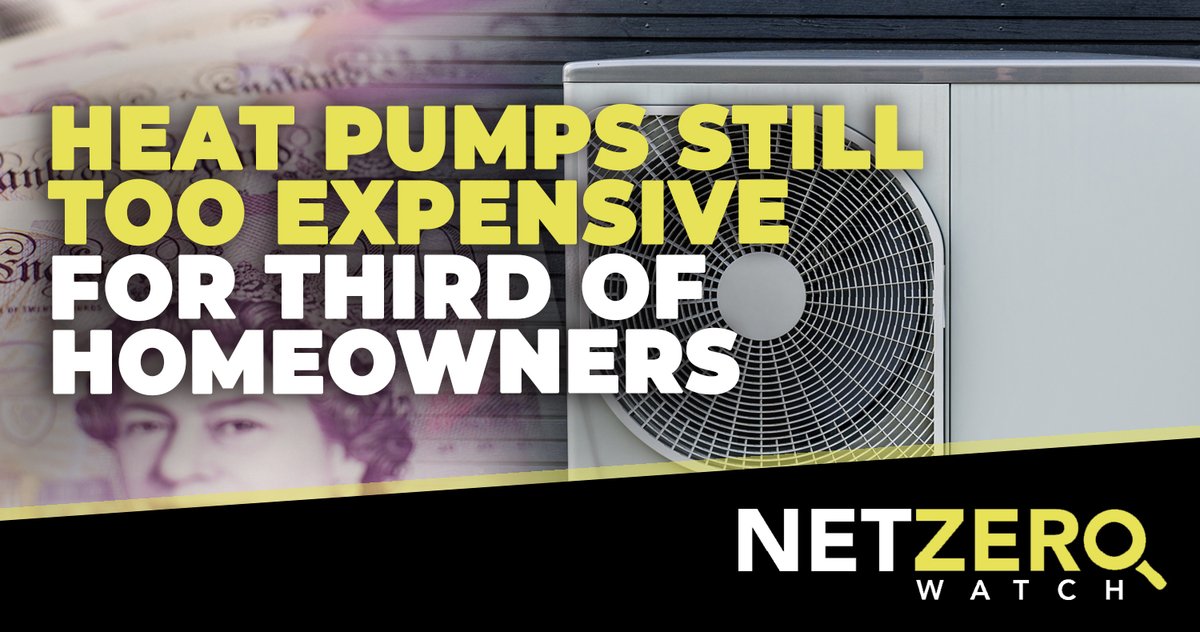 Net Zero Watch (@netzerowatch) on Twitter photo Convincing households to ditch gas boilers for heat pumps is a key part of the Government’s net zero strategy. But despite the state handing out £7,500 per household in subsidies, which one lobby group said were “aimed at the well-off but paid for by everyone else”, the total Convincing households to ditch gas boilers for heat pumps is a key part of the Government’s net zero strategy. But despite the state handing out £7,500 per household in subsidies, which one lobby group said were “aimed at the well-off but paid for by everyone else”, the total