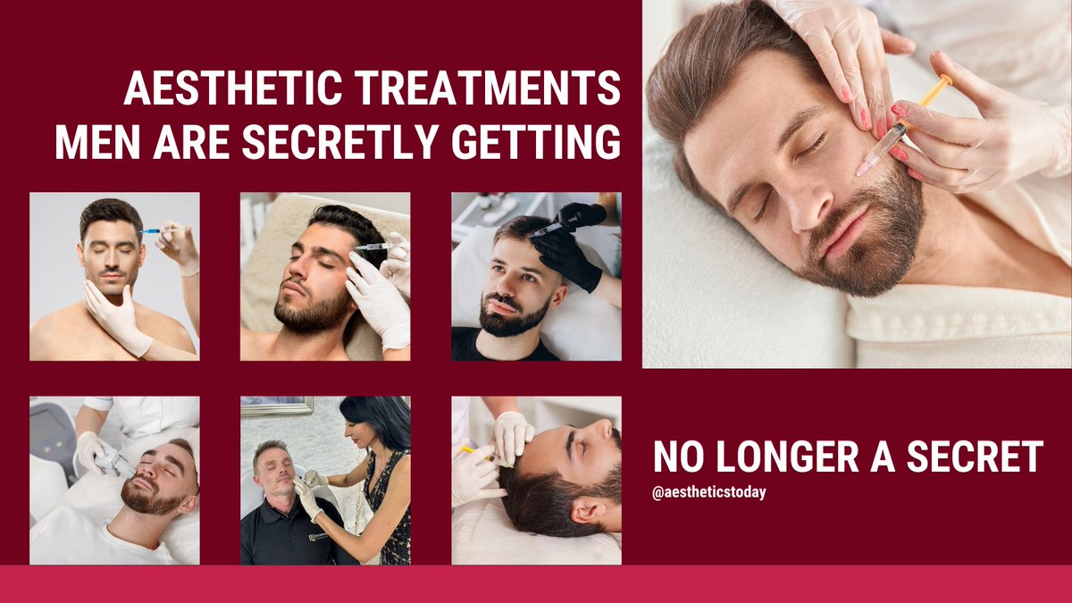They said “self-care isn’t manly.”
Men said: “Cool. Pass the Botox.” 😎💉

The top 10 aesthetic treatments guys are secretly obsessed with :
aesthetics.today/non-surgical/a… 

#AestheticsToday #MenWhoGlow
