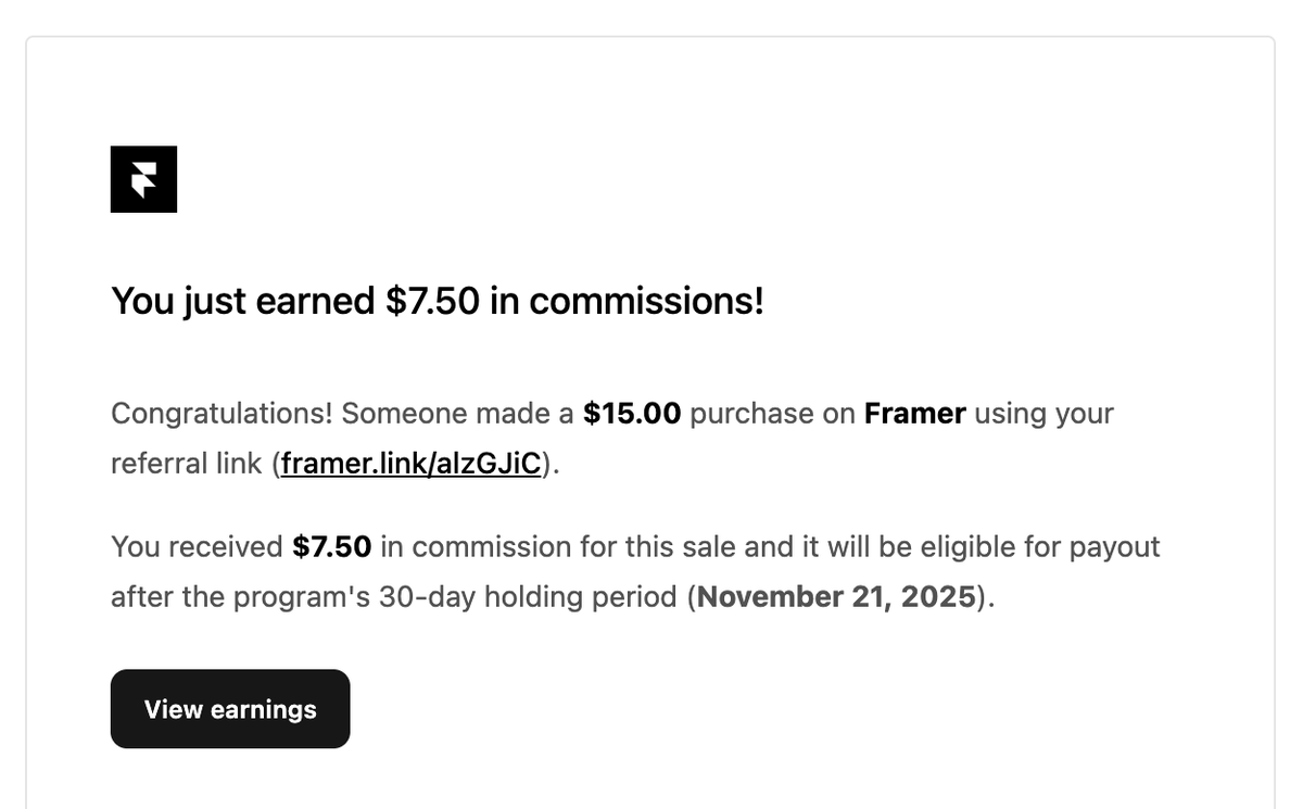 A good start to the week with a plugin sale and creator commission 

#FramerChallenge