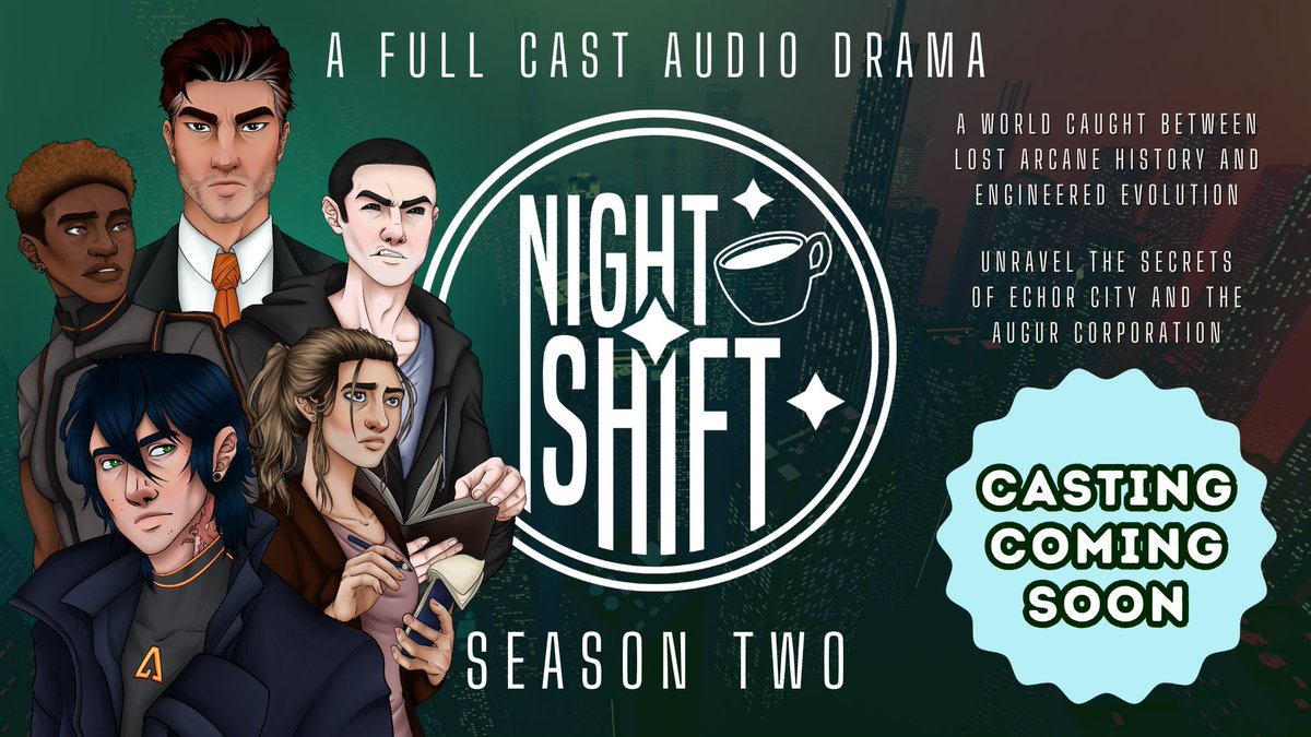 Night Shift: An Urban Fantasy Audio Drama tweet media