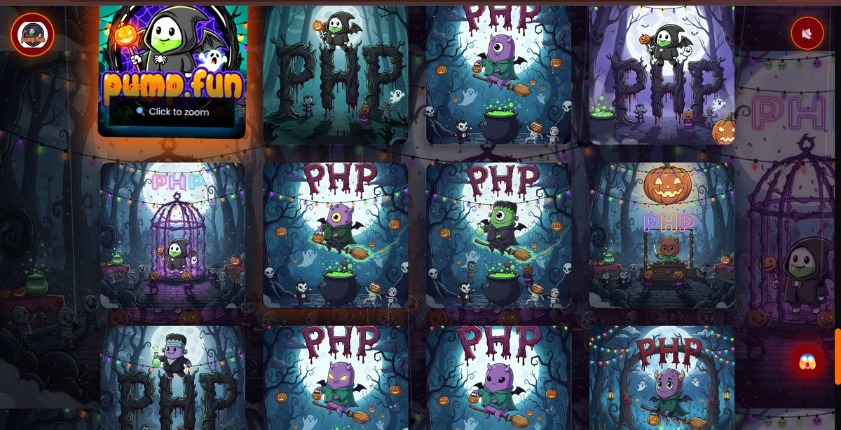 PHPDOTFUN's tweet image. nft collection card . this is amzing @pumpdotfun