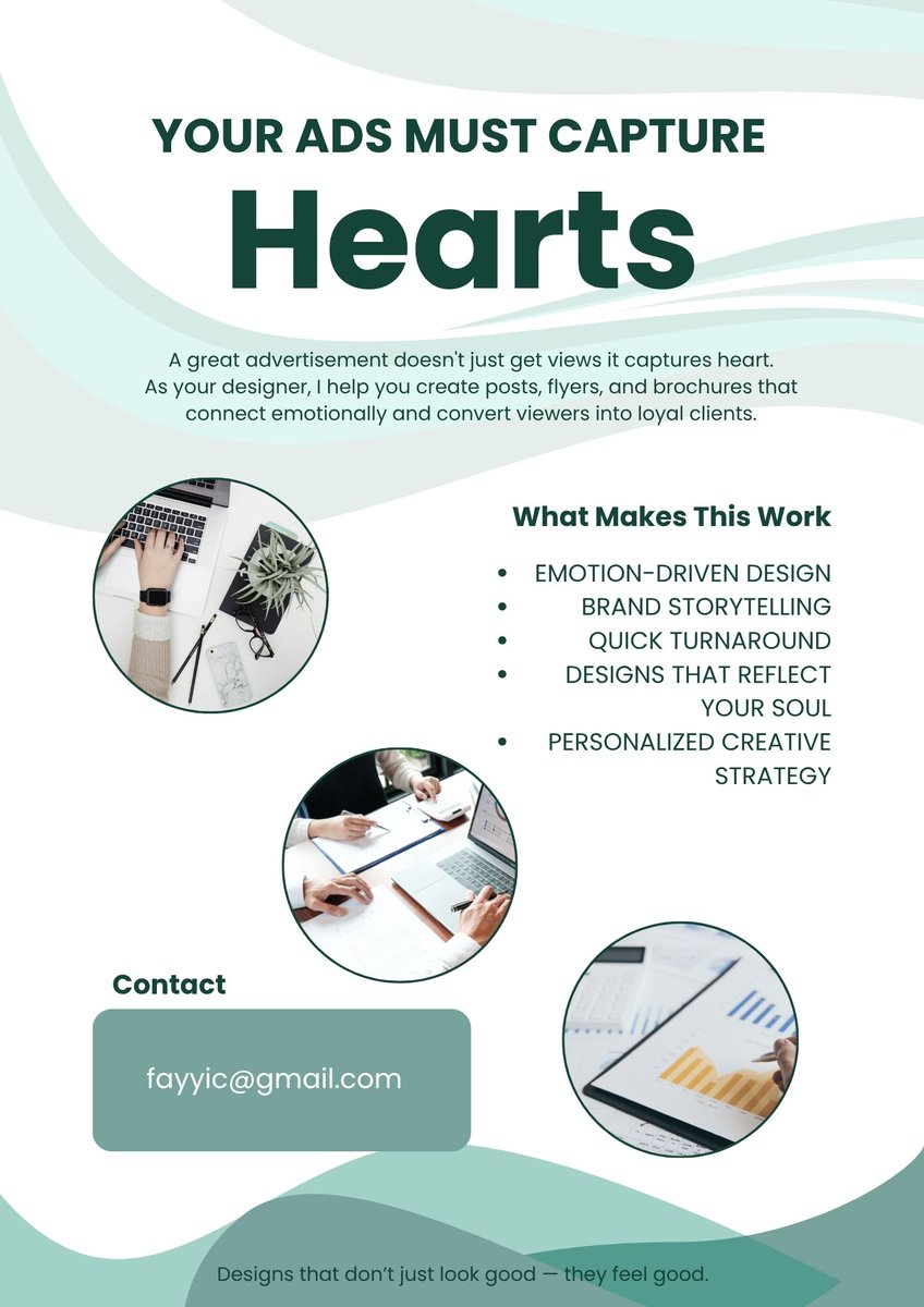 faithfuldesign1's tweet image. Your ad isn’t just seen — it’s felt ❤️

I create flyers, posts &amp;amp; marketing designs that capture hearts and convert viewers into real customers.

Let’s make your next ad unforgettable 💡
#LocalMarketing #DesignThatConverts #CreativeAds