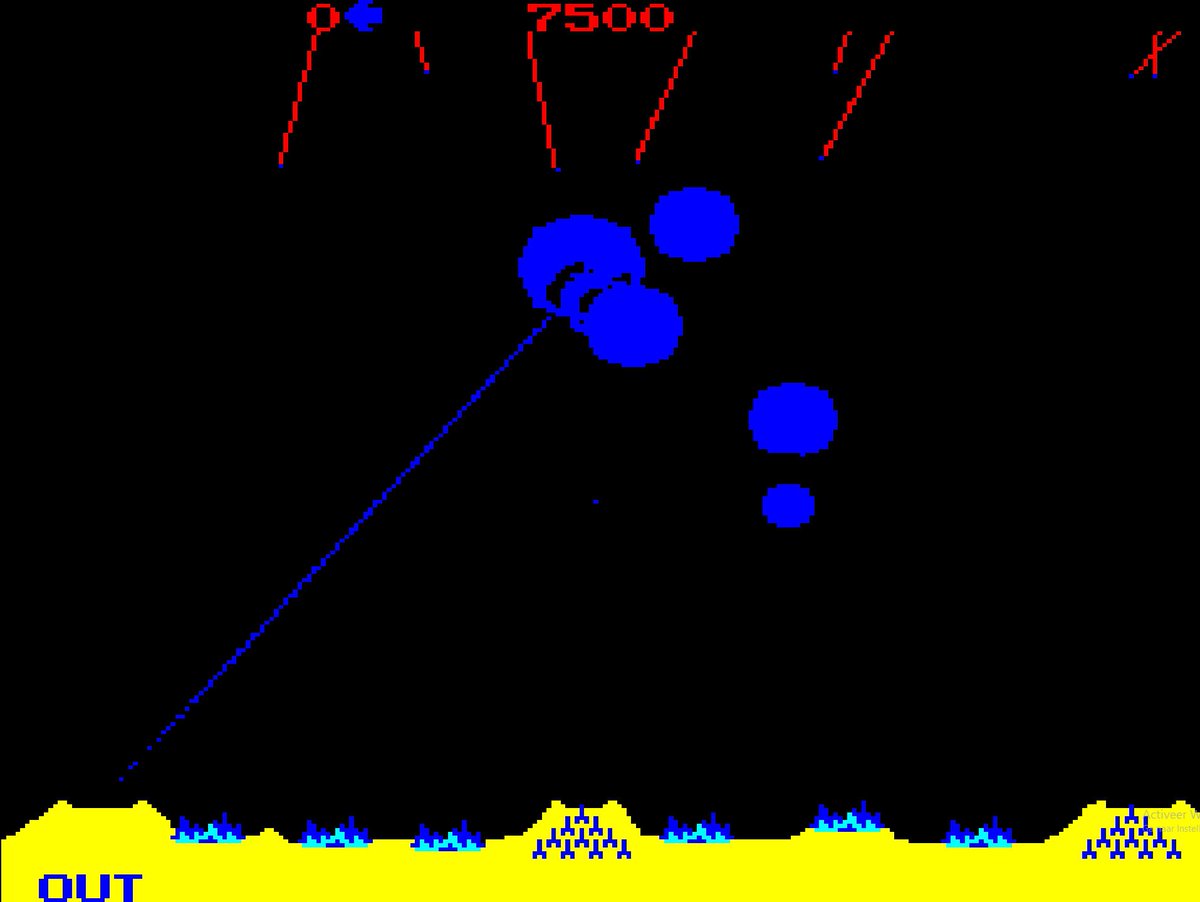 ミサイルコマンドのゲームオーバー画面は、個人的に最もショッキングなゲームオーバー画面だ。

GAME OVERではなく、“THE END”

それは世界の終わりを想起させ、背筋に冷たいものが走る。冷戦時代に生まれたゲームだからこその表現。

本作については書きたいことがまだまだあるので、またの機会に！