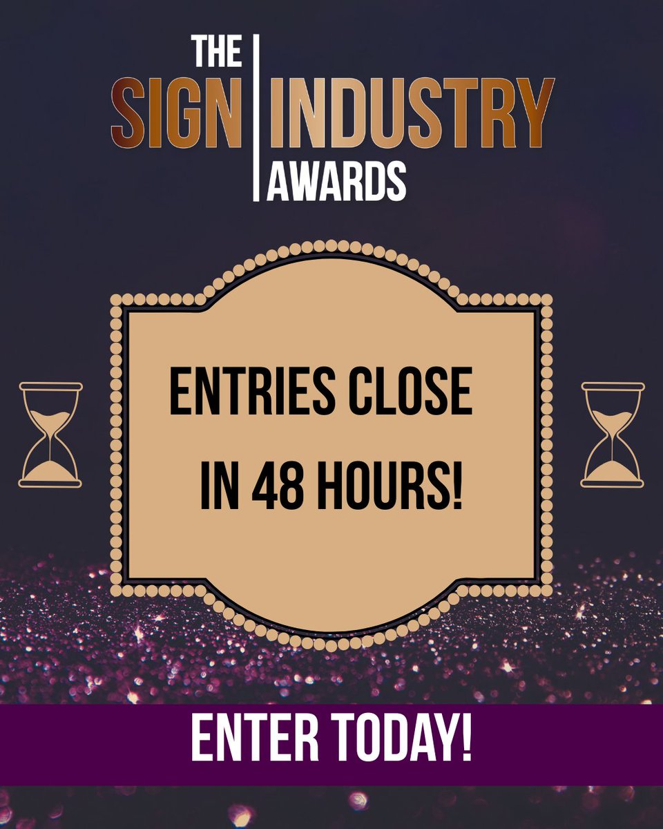 SignUpdate's tweet image. 🛑 Time is almost up! Are you yet to enter?
🏆 Make your mark and stand out while the opportunity is still available. Follow the link to enter: thesignindustryawards.co.uk/entry-form/
#thesignindustryawards #signawards2026 #SIA2026