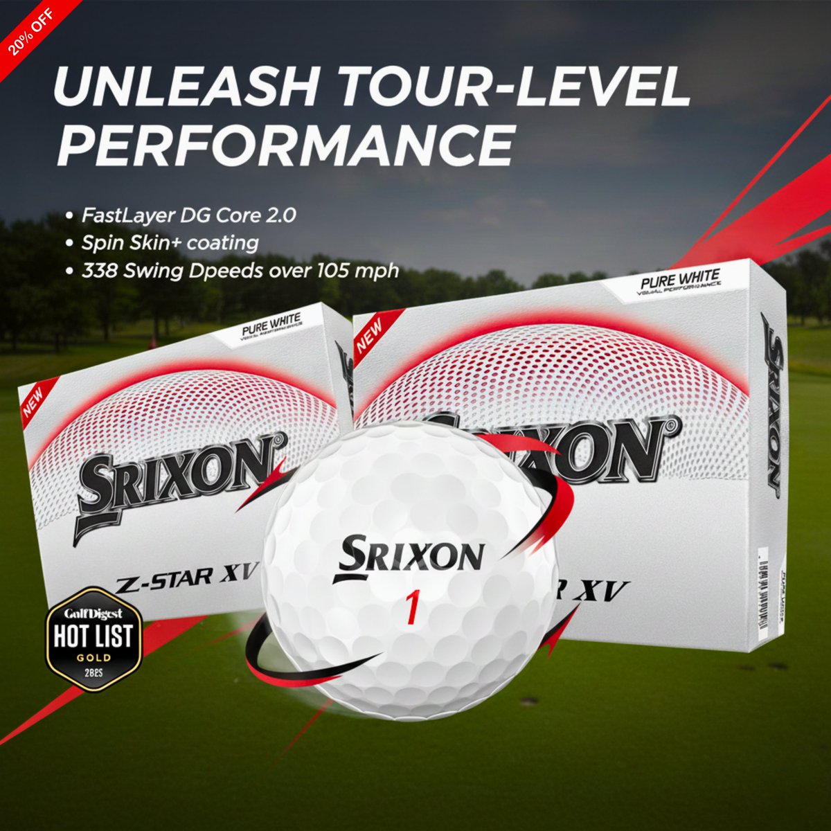 StaffordGolfStr's tweet image. TAKE CONTROL ON EVERY SHOT – Srixon 2025 Z-Star XV Golf Balls deliver exceptional distance, spin, and feel. – limited stock!

"Amazing feel and distance, my favorite ball!" – Ryan L.

#GolfBalls #SrixonGolf #GolfPerformance #GolfDeals #StaffordGolfStore #ProGolf