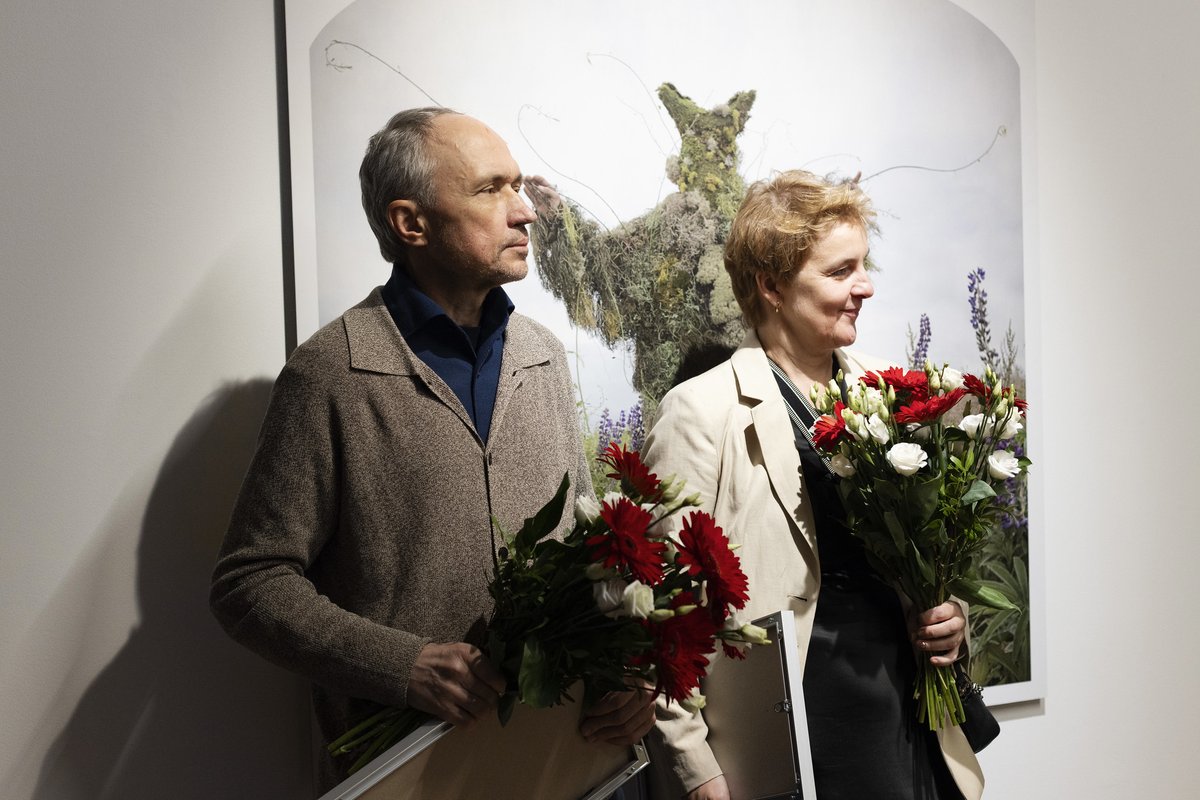 Pleasure to join the opening of <a href="/rixcriga/">RIXC Media Center</a> exhibition "Plants Intelligence" with such a strong presence of Swiss artists and RIXC's signature blend of art, science and technology. Congratulations!
More about the exhibition: ej.uz/tiiz

📷Kristīne Madjare
#RIXCFestival