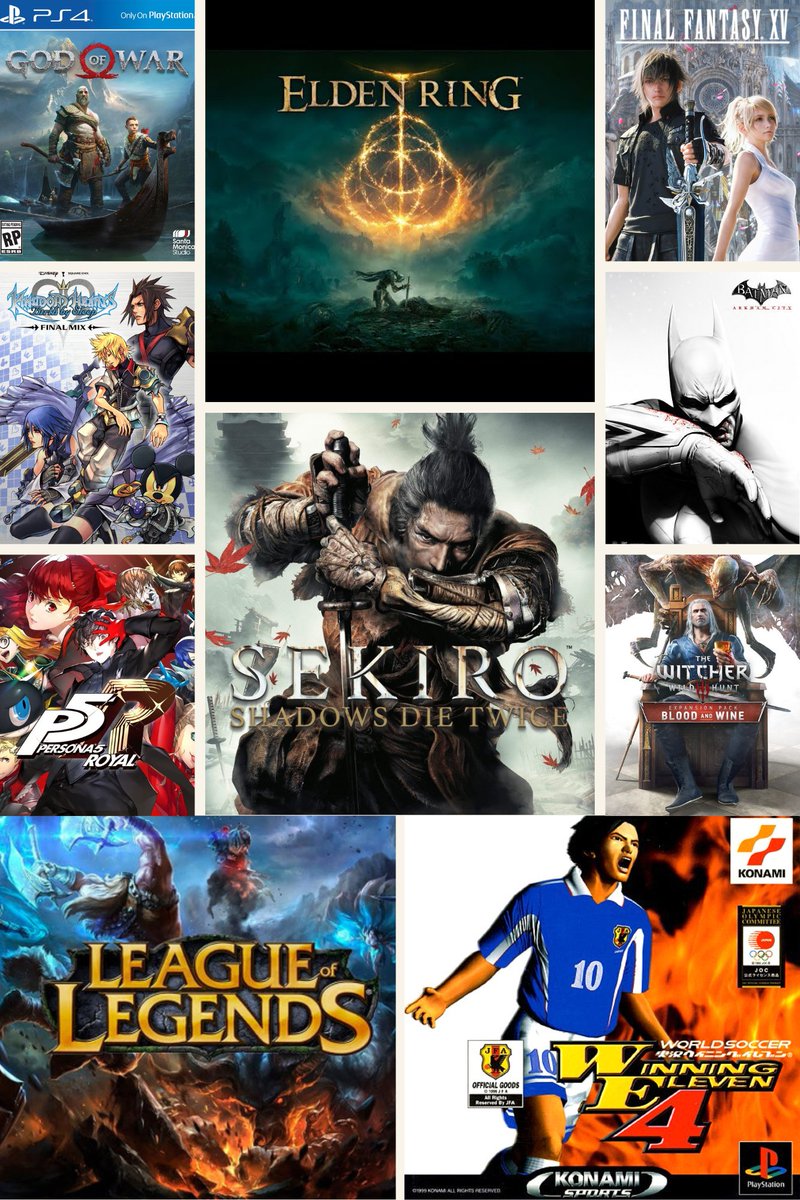 10 games to get to know me.