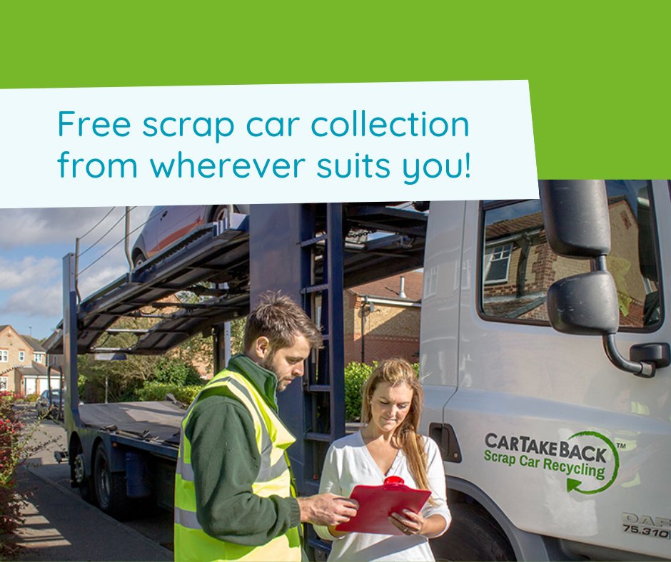 CarTakeBackIE's tweet image. We offer #FreeScrapCarCollection 🚙 So if your car isn’t working, it's damaged, you don’t have insurance or an NCT, or you just don't have time to drop it off, we'll pick it up for free!
We collect from home, work, a garage or wherever is best for you... cartakeback.ie