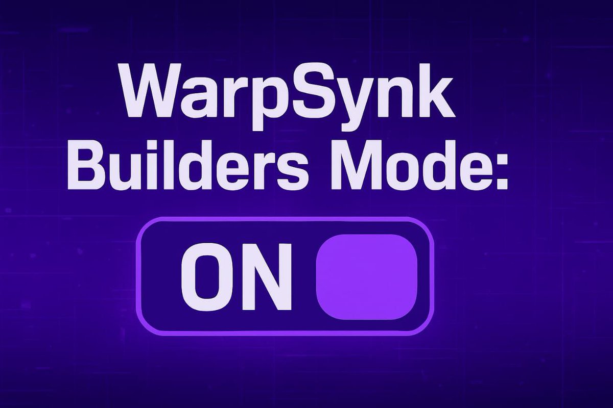 WarpSynk's tweet image. Morning Synkers 💜
