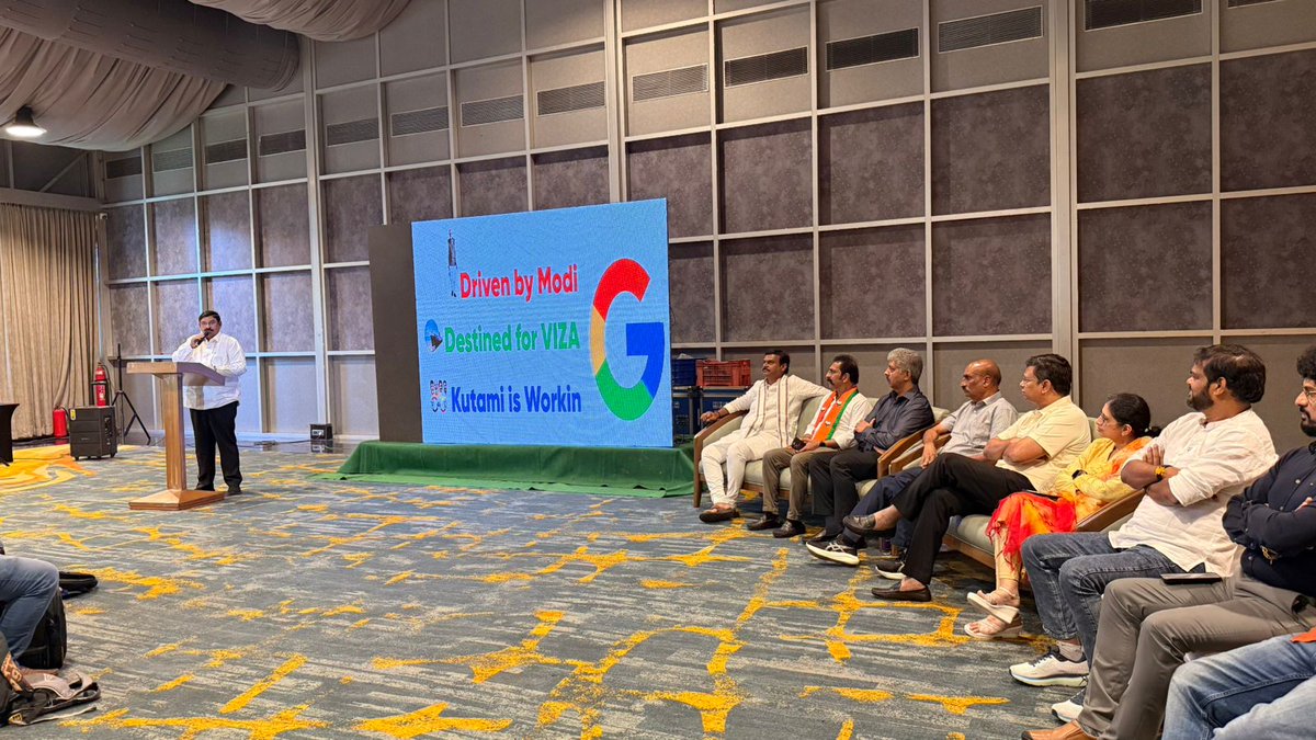 parasu_raju's tweet image. 21-10-2025
Press Meet on ‘Google AI Data Hub at Visakhapatnam&apos;

#googledatacenter