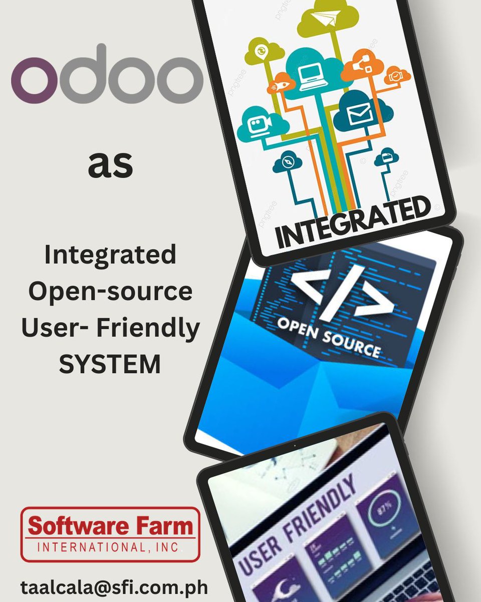 SoftwareFarm's tweet image. Happy Wednesday! 📷

Discover why Odoo is the open-source, integrated, and user-friendly solution your business deserves.

📷 Book a demo with SFI and see the difference!

#software
#softwaresolutions
#odoo
#sfi
#softwarefarm