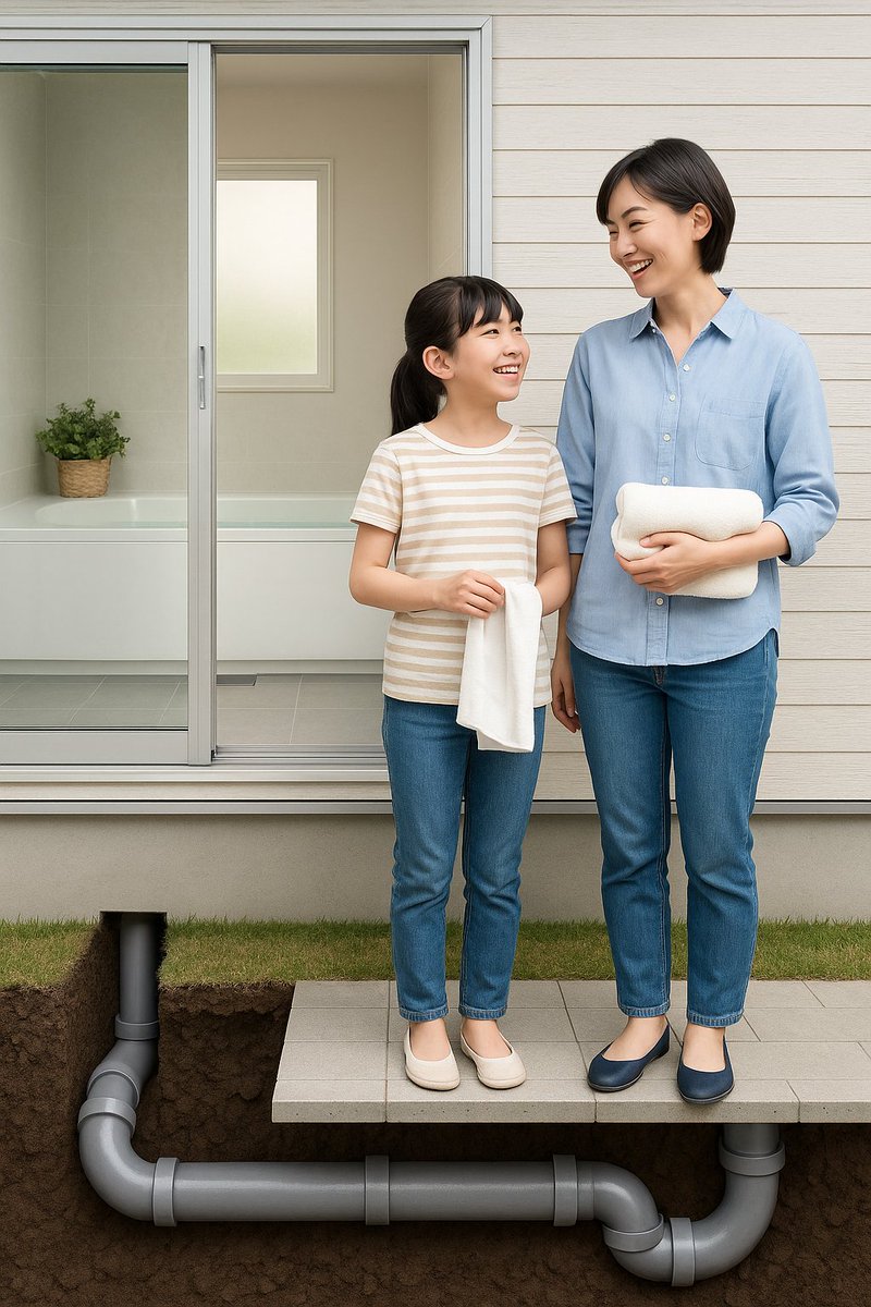 #いい風呂の日♨
古来「風呂」は「蒸し風呂」を指し、蒸気で身体の汚れをふやかし、こすり出し湯で流す“清めの儀式”でした。小さな室（むろ）で蒸したことから風呂（ふろ）となったとも🛀

現代でも心と体を癒す大切な空間。排水汚れも昔ながらに、しっかりこすり出しましょう✨
#ホームエクスプレス