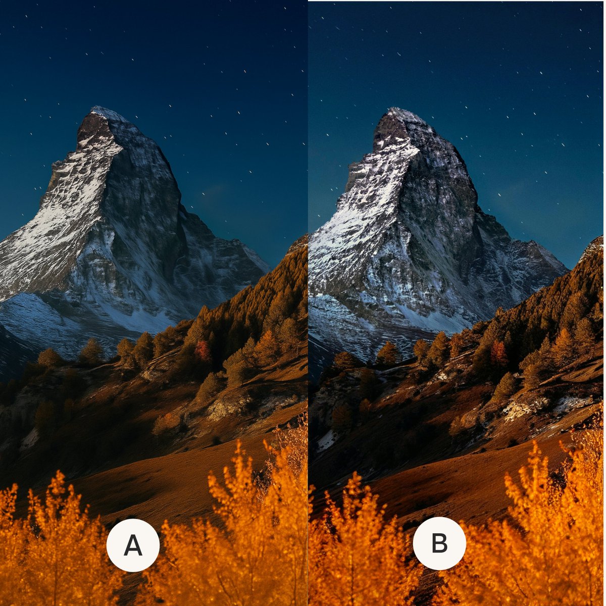 BitBiasedAI's tweet image. Can you Outsmart AI? 
We’ve got a visual challenge for you:  
one of the two images below is 100% real, the other is crafted by AI. 
📊 We’ll reveal the results tomorrow in the comments! 💬 Drop your pick in the poll or comments! 
👉 Which image is AI-generated?