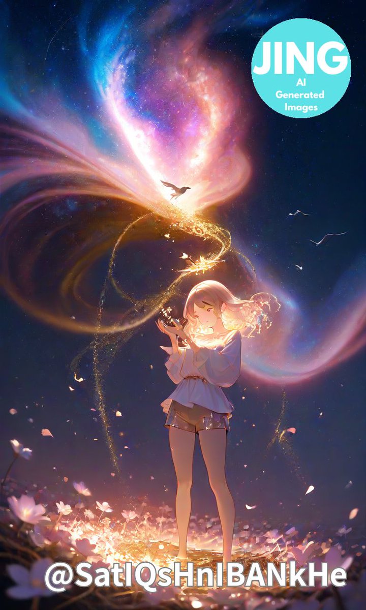 SatIQsHnIBANkHe's tweet photo. 銀河から生まれた鳥

Born from the Galaxy, a Bird Takes Flight.

#宇宙と花 #GalacticBloom #CosmicGirl #AIart #AstralBloom https://t.co/o93IxWSZyV