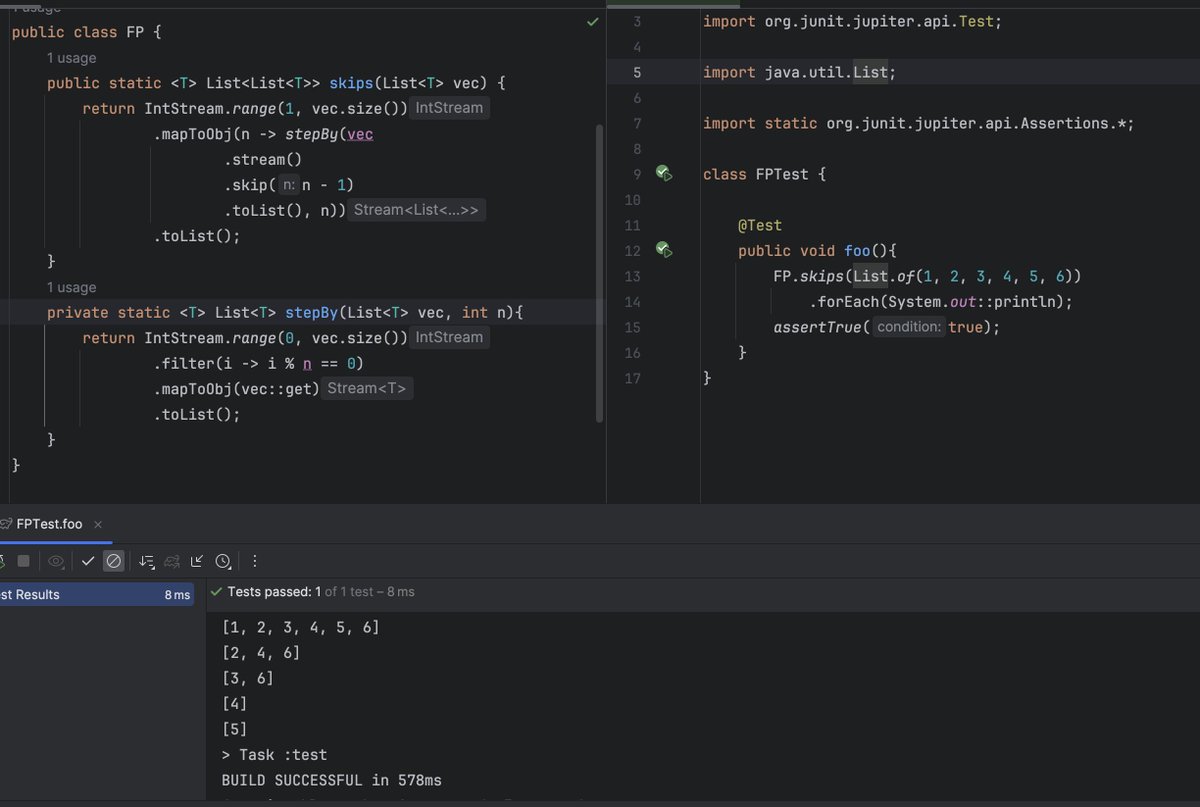 ammenezes_'s tweet image. Carai java eh uma merda msm neh man
descobri agr que n tem um "step_by", tive que improvisar um
Tentei com um helper mas ficou pior ainda kkkkkkkkk