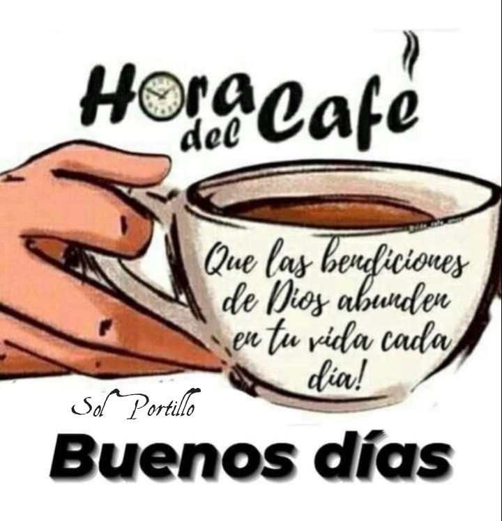 Para hoy salud, amor,
paz y mucho cafecito.
#YaHayCafecitoColado
#EsMiércoles