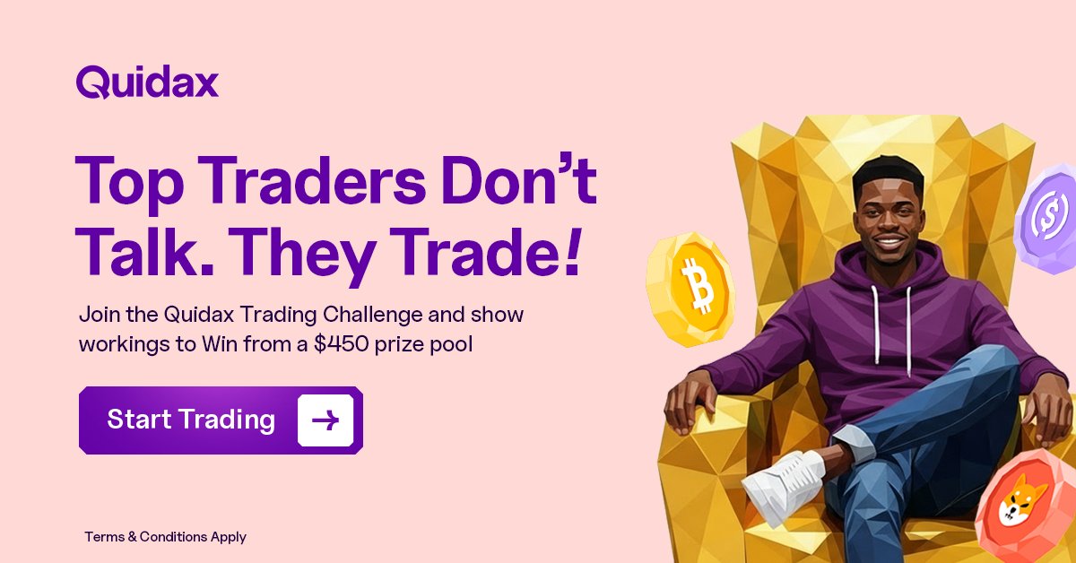 Tired of getting scammed by P2P vendors? or is your P2P buyer acting like a celebrity that's too busy to reply? 😂 Yeah, we thought so.

Say hello to <a href="/QuidaxGlobal/">Quidax: Your Crypto Plug</a> - the ultimate crypto on/off-ramp solution for Nigerians✨
➡️Deposit Naira INSTANTLY from your bank account and