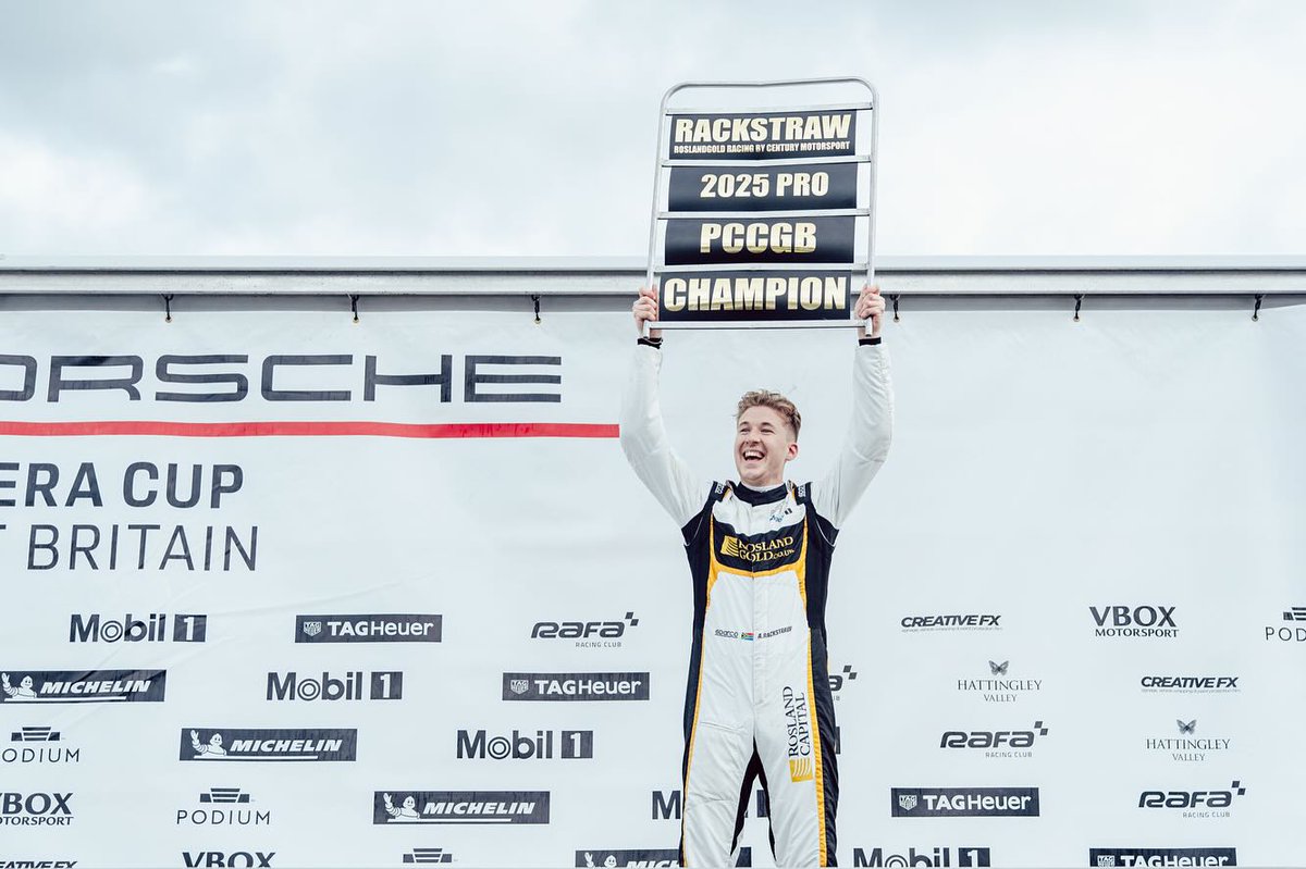 BARC (@officialbarchq) on Twitter photo Porsche Carrera Cup Great Britain Champion
🏆 Andrew Rackstraw
A huge weekend at Brands Hatch saw South African Andrew Rackstraw seal the fiercely competitive GB crown in only his second season. We can't wait to see what he does next! 👏
#BARC Porsche Carrera Cup Great Britain Champion
🏆 Andrew Rackstraw
A huge weekend at Brands Hatch saw South African Andrew Rackstraw seal the fiercely competitive GB crown in only his second season. We can't wait to see what he does next! 👏
#BARC
