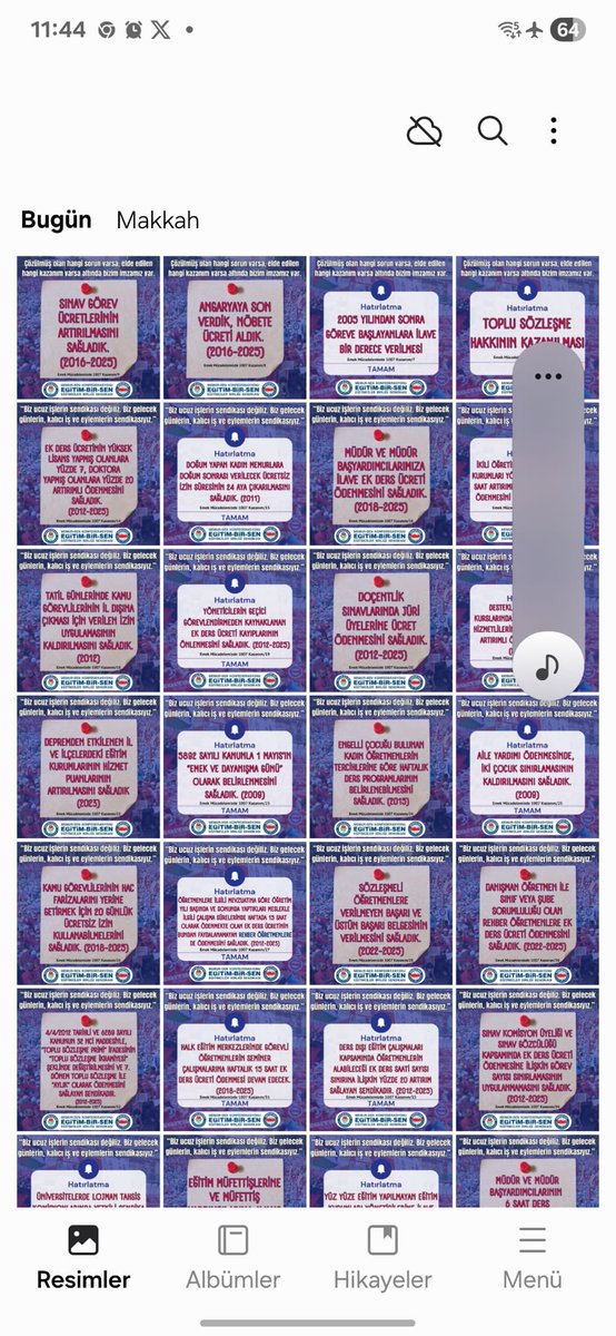 talatyavuz29's tweet image. 📍Kazanımların Adresi;

Her cuma ben hatırlatıyorum, bir trol ordusu saldırıyor, ben engelliyorum, yeniden çıkıyorlar.

Hazmedemeyenlere bir hediyemiz olsun, [1007 Kazanım Kirabımız (Güncelleniyor)]

Bir de bir HODRİ MEYDANIMIZ: Adına çalıştığınız sendika hangisiyse, altında…