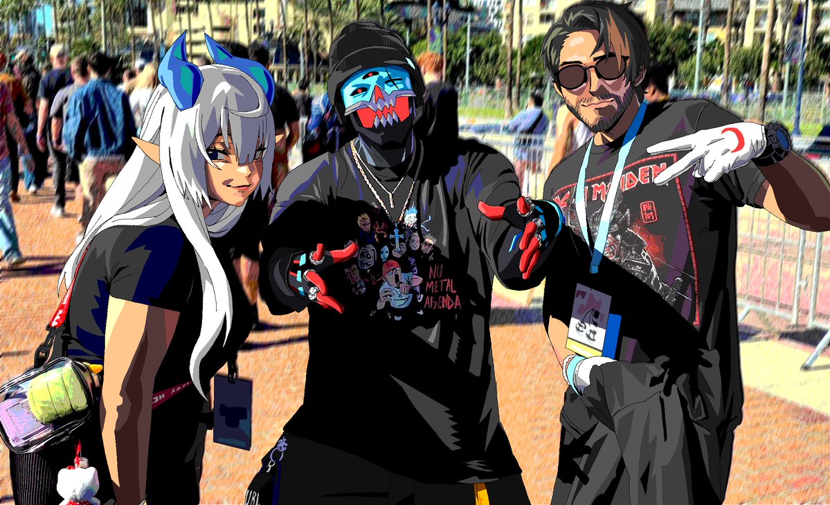 skullvolver meet up as the last meet for saturday twitchcon 🩸