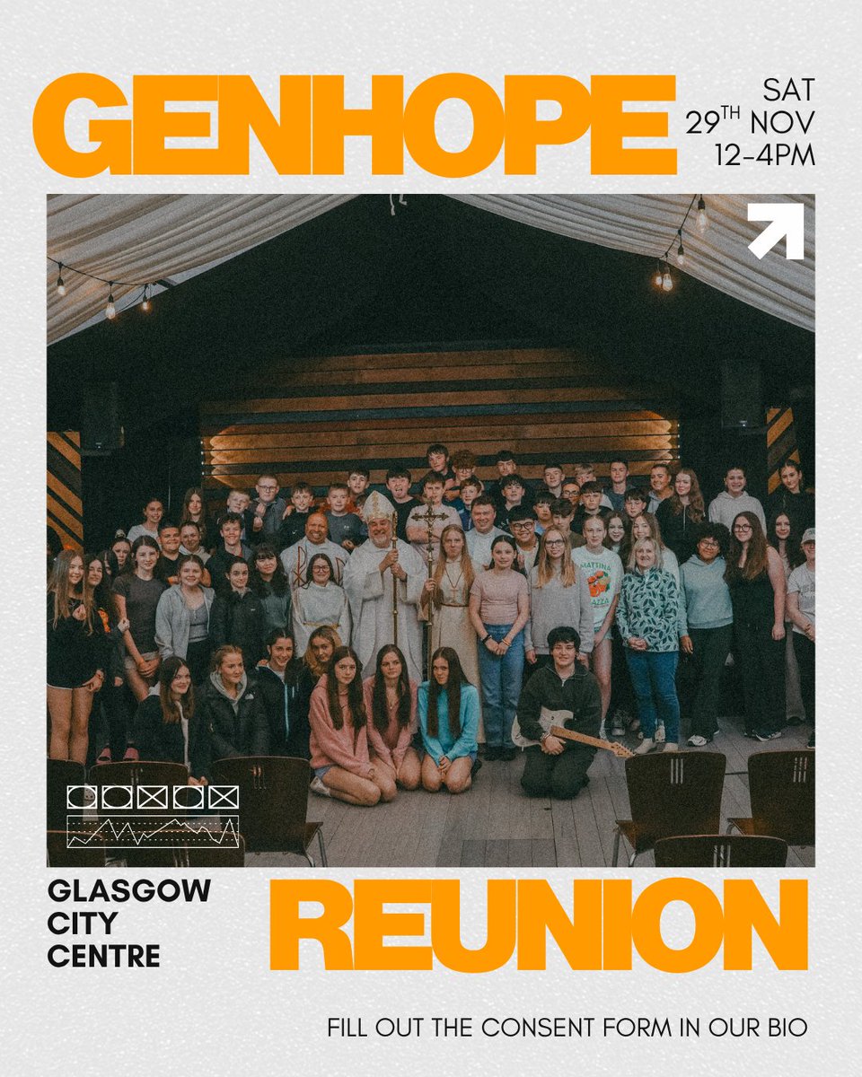 WE ARE HAVING ANOTHER REUNION!!!
Join the Gen Hope team on Saturday the 29th of November for an afternoon of fun! To attend this event, you must have a parent or guardian fill out the consent form linked below! 

gen-hope.org/event-details/…

WE CAN'T WAIT!! 🧡