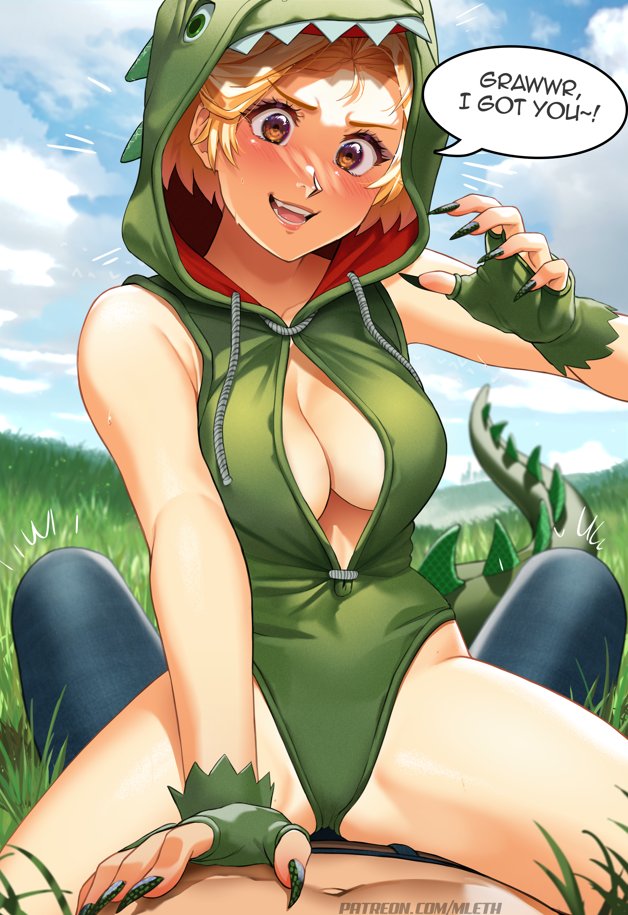 Dino Stina has caught you! Whatever will you do? 😢🦖