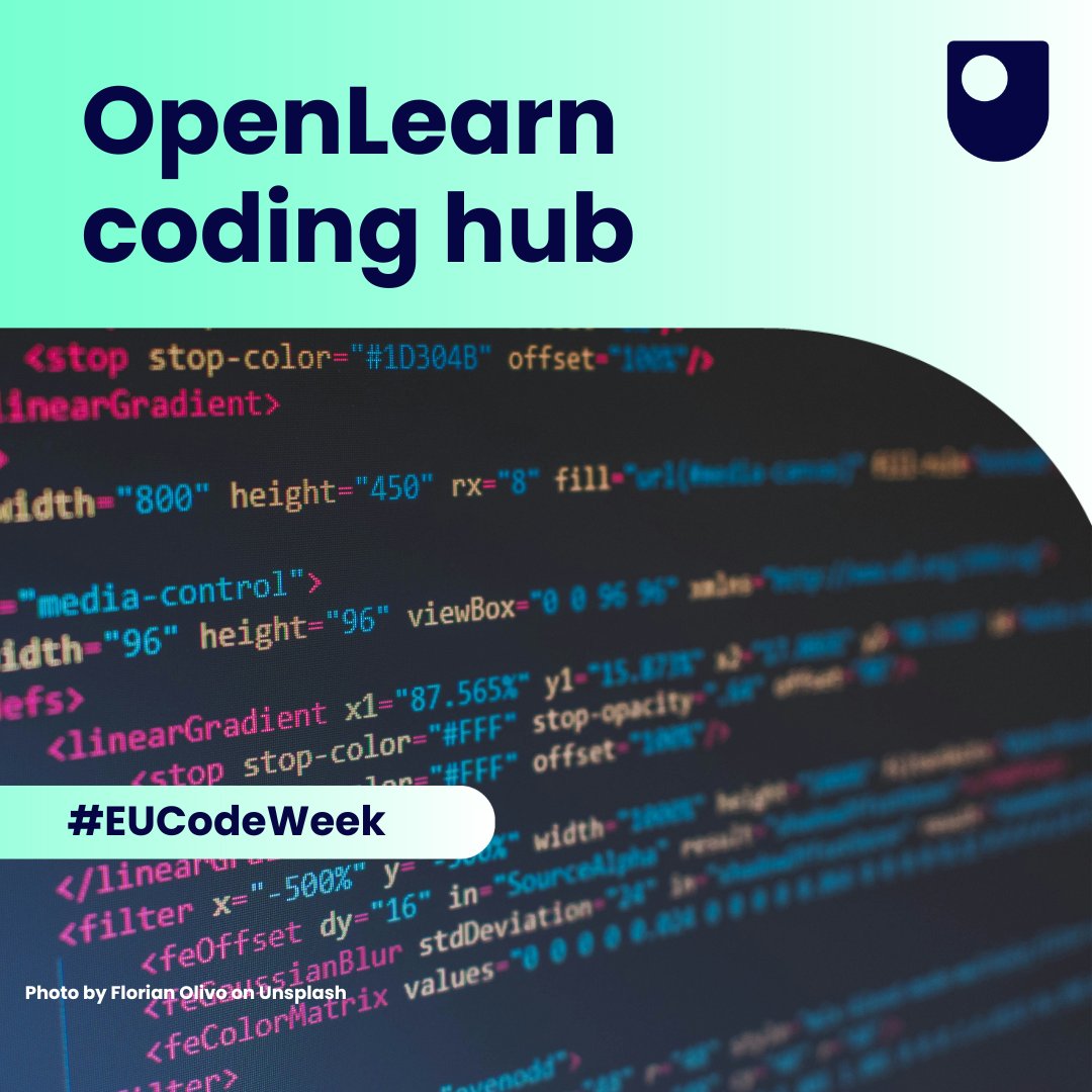 OUIreland's tweet image. #EUCodeWeek runs until 26 October. 
Learning to code helps us make sense of the rapidly changing world around us. 
Get involved and inspire the development of coding and computational thinking skills in order to explore new ideas and innovate for the future.
Explore our…