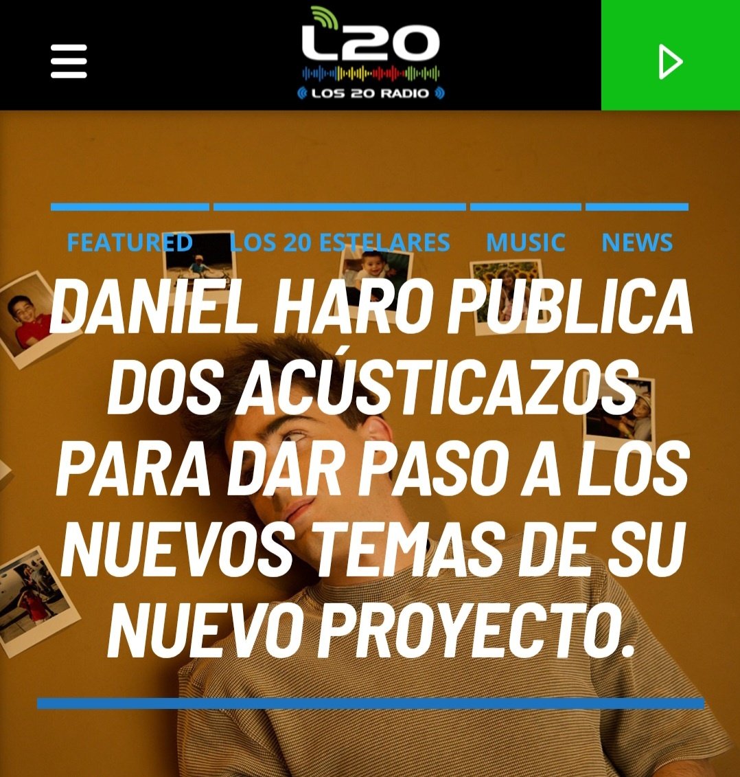 🗞El artista, cantante, productor y pianista valenciano Daniel Haro (<a href="/danielharomusic/">Daniel Haro</a> ) publica dos acústicazos para dar paso a los nuevos temas de su nuevo proyecto. Distribuye <a href="/musicadders/">MusicAdders</a> - Vía <a href="/Los20Radio/">Los 20 Radio</a> ℹ️👇
🔗los20radio.com/daniel-haro-pu…