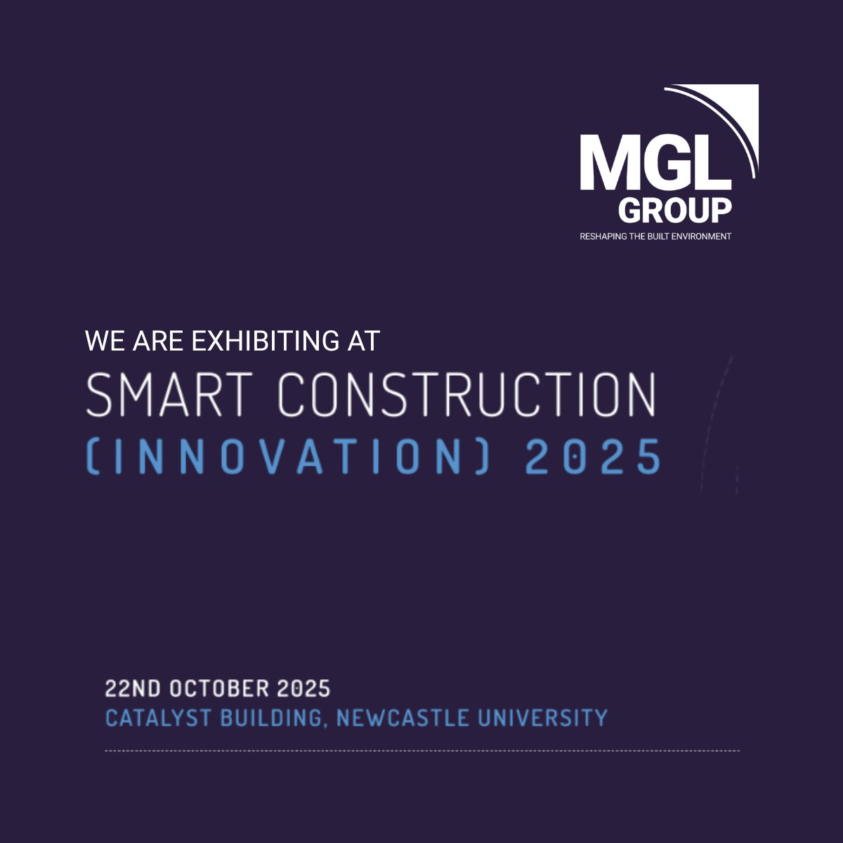 MGL Group (@themglgroup) on Twitter photo We’re exhibiting at the CENE Smart Construction Conference & Exhibition. Visit our stand to meet Will Slack, Head of Technical, and Dave Whitehouse, Head of Research & Product Development, and discover how we’re driving innovation in sustainable construction.
Learn more about We’re exhibiting at the CENE Smart Construction Conference & Exhibition. Visit our stand to meet Will Slack, Head of Technical, and Dave Whitehouse, Head of Research & Product Development, and discover how we’re driving innovation in sustainable construction.
Learn more about