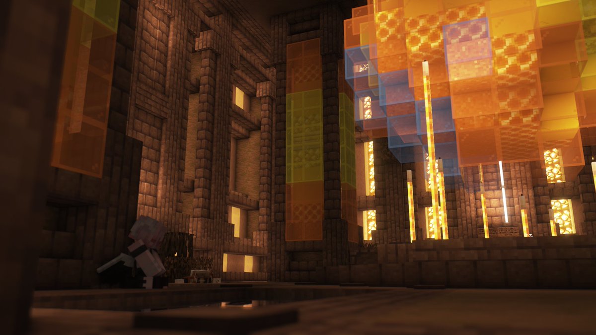 Another dreaded piece of the box found at the end of the temple, so many lives lost on the way... Now the question is... what do we do with this one?

See the fallout of the event in our next lore session this Friday at 9pm BST / 4pm EST!
#PandoraSMP #MinecraftSMP #MinecraftLore