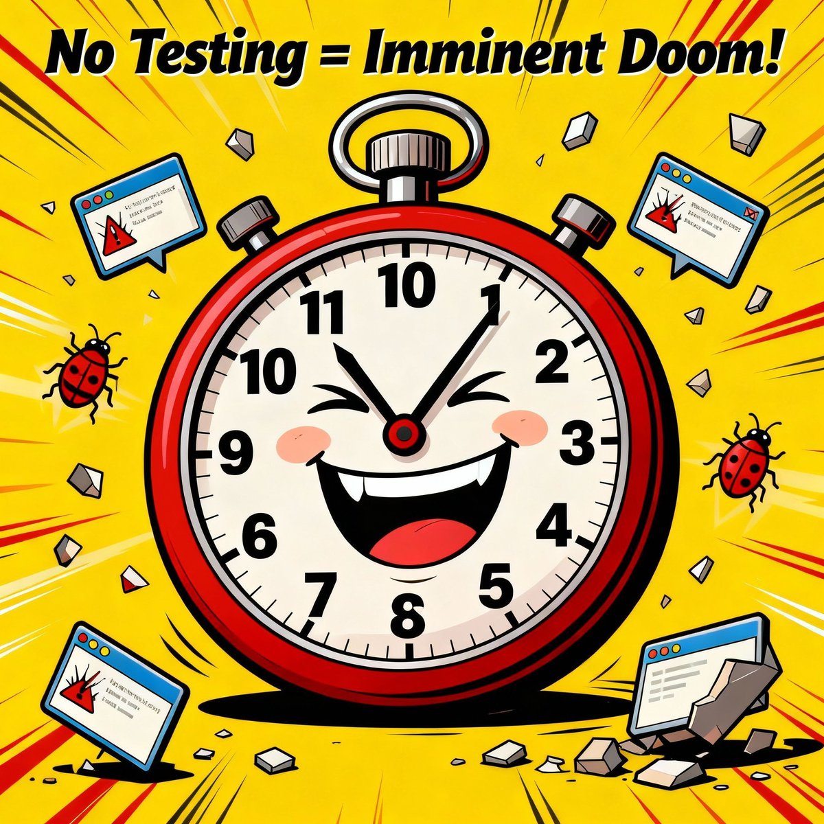 testing_simple's tweet image. Want to lose customers fast? Skip Testing Made Simple and launch buggy software. Or stay safe with FREE to advanced testing. Your choice.
👉 testingmadesimple.co.uk
Contact: testingmadesimple.co.uk/contact-us/
#CustomerTrust #BugFreeCode #AffordableTesting