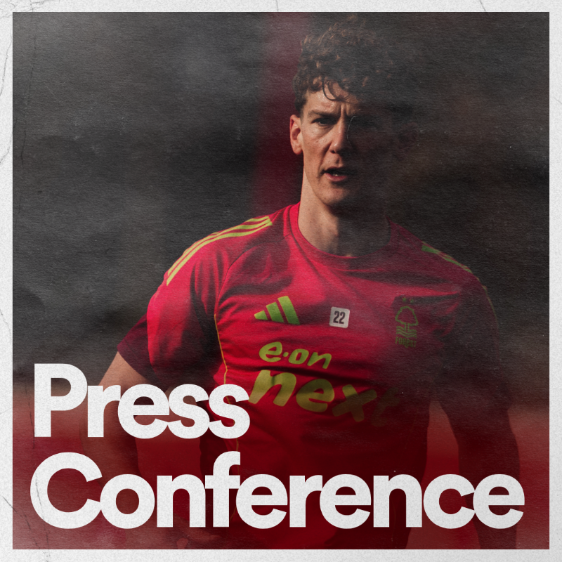 NFFC's tweet photo. Sean Dyche and Ryan Yates will both meet the media this afternoon to preview our Europa League fixture against FC Porto.

Watch live from 2:30pm on Forest TV. 🎙️