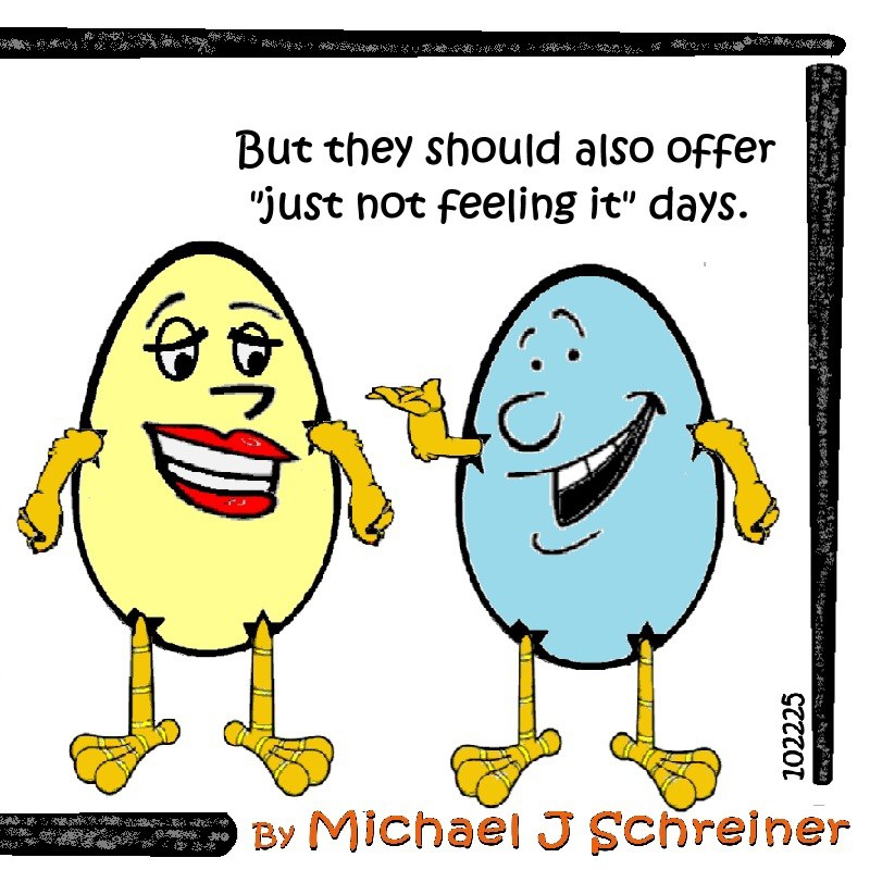 Cracked Eggs (@crackedeggs0825) on Twitter photo #CrackedEggs 102225 Not Sick Days
#sickdays #notsick #notsickdays #notfeelingit #PTO #CrackedEggs 102225 Not Sick Days
#sickdays #notsick #notsickdays #notfeelingit #PTO