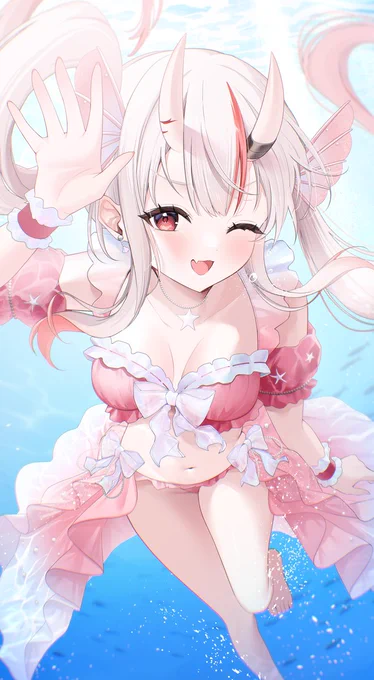 マーメイドだ余 タップ推奨 #百鬼絵巻 #holonatsuparadise