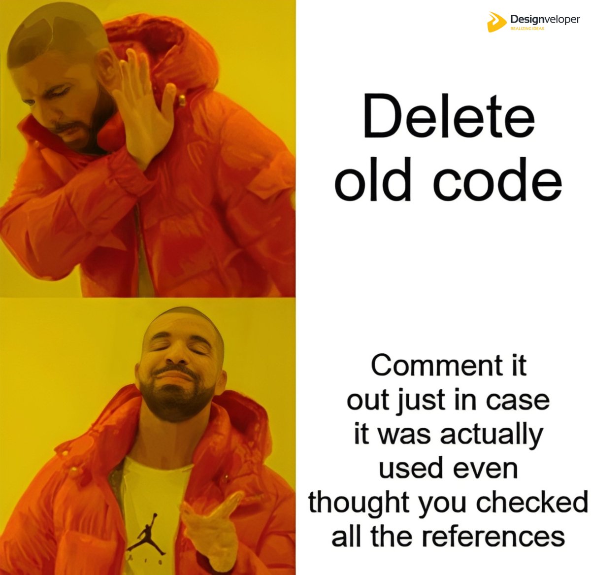 Designveloper's tweet image. Genius, huh? 🥹
#meme #developertech #MakeOffer