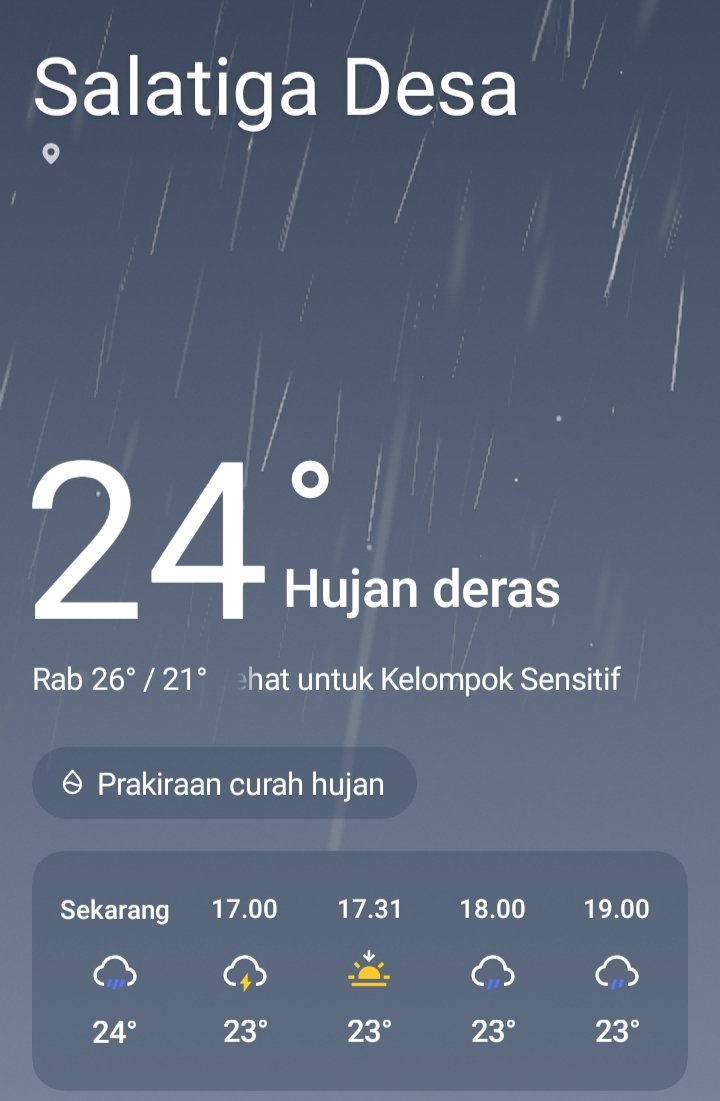 MasCatur1977's tweet image. Sudah 2 hari ini Salatiga hujan.
Gak deras sih.
Tapi lama banget.
#salatiga 
#sejuk
#hujan 
#SalatigaHattiberiman