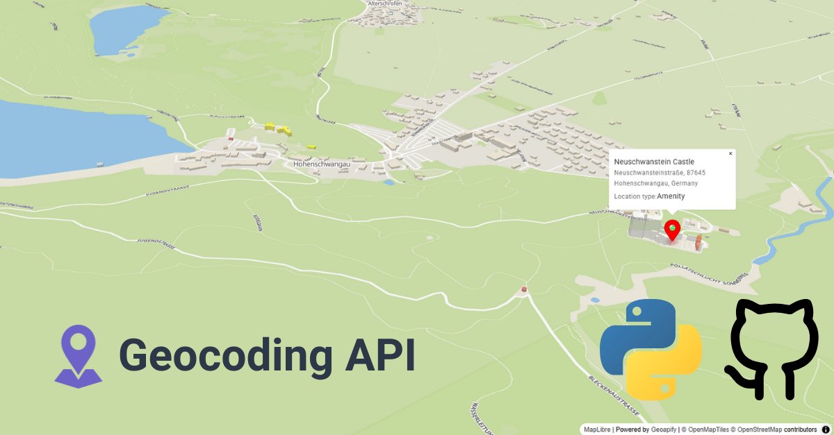 geoapify's tweet image. 🌍 Only want reverse-geocoding results from one country? No problem.
This Python reverse geocode code sample lets you filter by country code (US , DE , FR, ...) so you don’t get noisy results from across the border.
#Python #ReverseGeocoding #Geoapify #GeoDev #GIS…