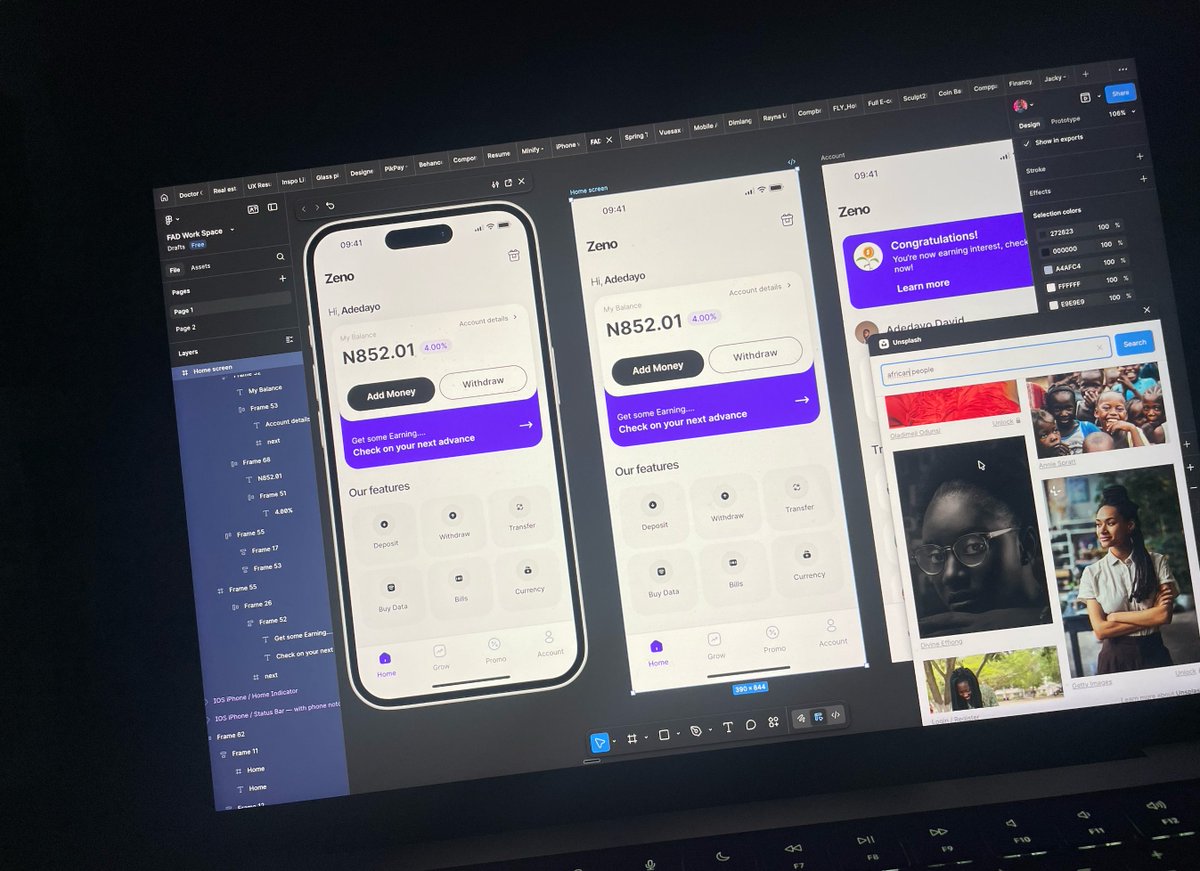 fadideas's tweet image. Your money deserves better design. 💸

Day 3: a smooth, simple fintech app for saving, investing &amp;amp; earning.

#7DaysUIDesignChallenge #FintechDesign #UIDesign #Fintech #ProductDesign #UIUXDesign
