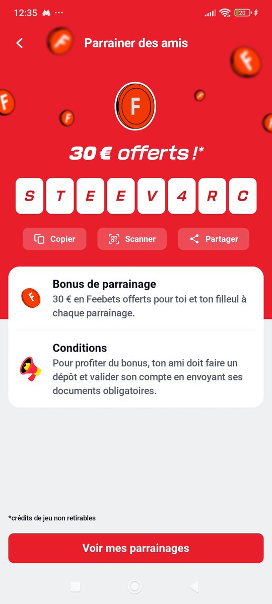 anefr99's tweet image. Rejoins-moi sur Betclic et profite de 30 € de Bonus ! Attention, Betclic est interdit aux mineurs. ( Maintenant c&apos;est 30 euros hésitez pas vous pouvez en bénéficier également code STEEV4RC nouveaux utilisateurs ) 
#code #promo #codepromo #freebet #betclic #parissportif #LDC .