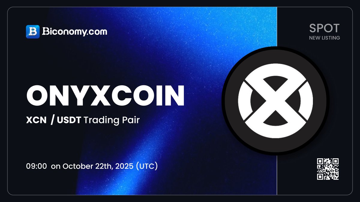 🚀NEW LISTING 🔥 $XCN We are excited to announce that @Onyx has been listed  on https://t.co/egaqT81Snr! The #XCN / #USDT spot trading pair is now  available 🔥 https://t.co/HxYvarH7vp About #Onyxcoin： 