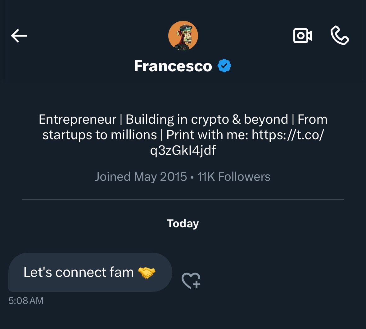 Francesco tweet media