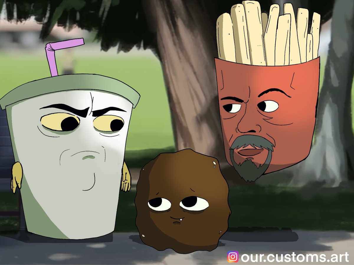 Our_Customs's tweet image. Day 21 of #aquatoberhungerforce and Frylock has the gang foraging for mushrooms as he is looking for a new blue mushroom to study. Maybe they’ll bump into Marshall #commonsideeffects