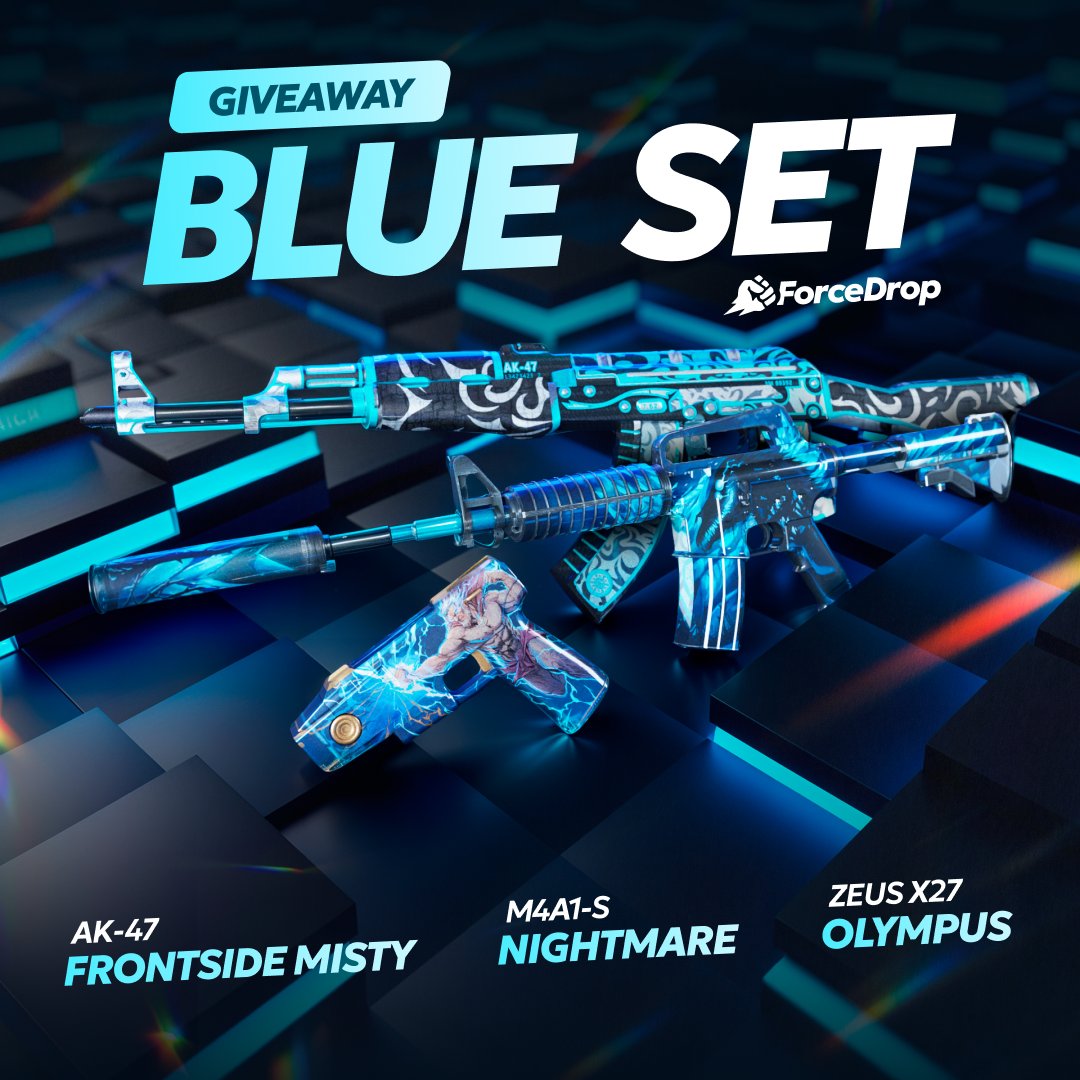 🥶 BLUE GIVEAWAY FOR YOU!

Join the fun: 
• Leave a comment with your ForceDrop ID
• Like this post
• Follow us 
• Repost to your feed  

Don’t know your ID? Just register on our website — the link is in our bio. After registration, you’ll find your it in your personal