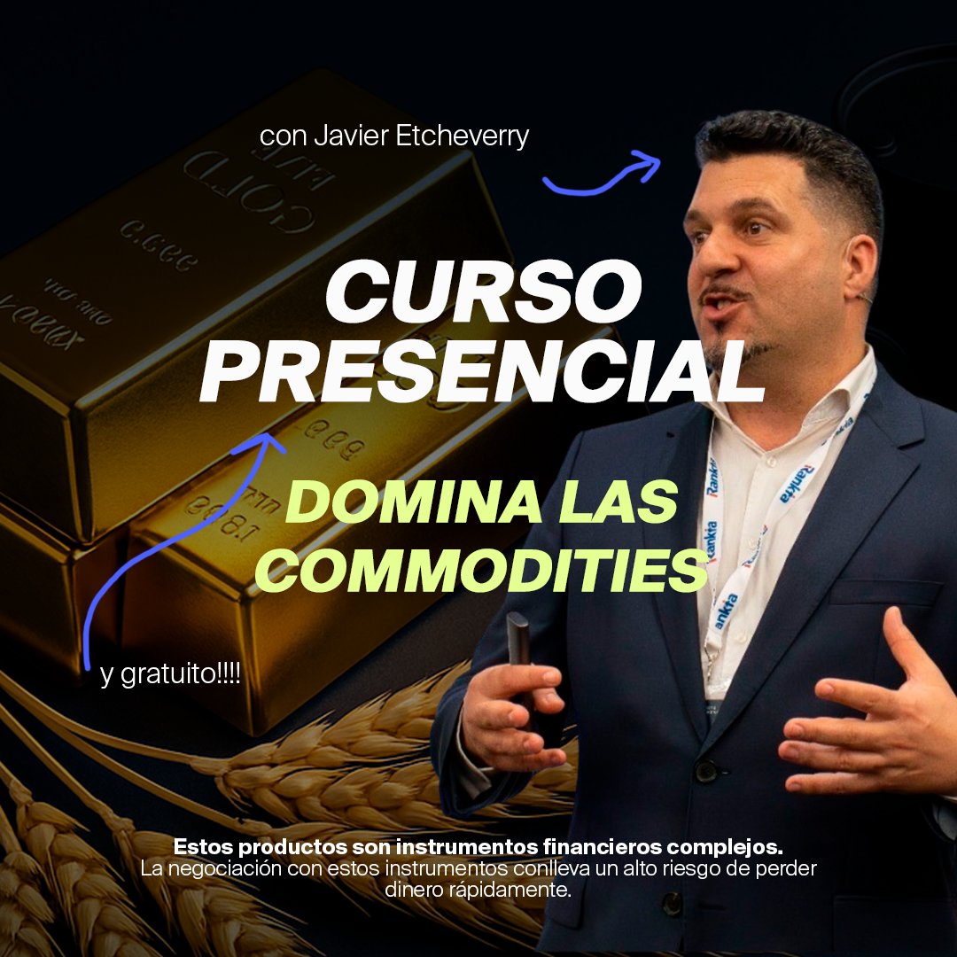 AvaTradeEs's tweet photo. 📊 Formación presencial exclusiva en Madrid
🗓️ 29–31 OCT · 18:00–20:00
🎓 Con Javier Etcheverry, experto en mercados de materias primas.
Aprende a entender y operar los mercados de commodities.
📩 Plazas limitadas → e.alba@avatrade.com
#Trading #Futuros #Commodities #AvaTrade https://t.co/RSah8VLy7h