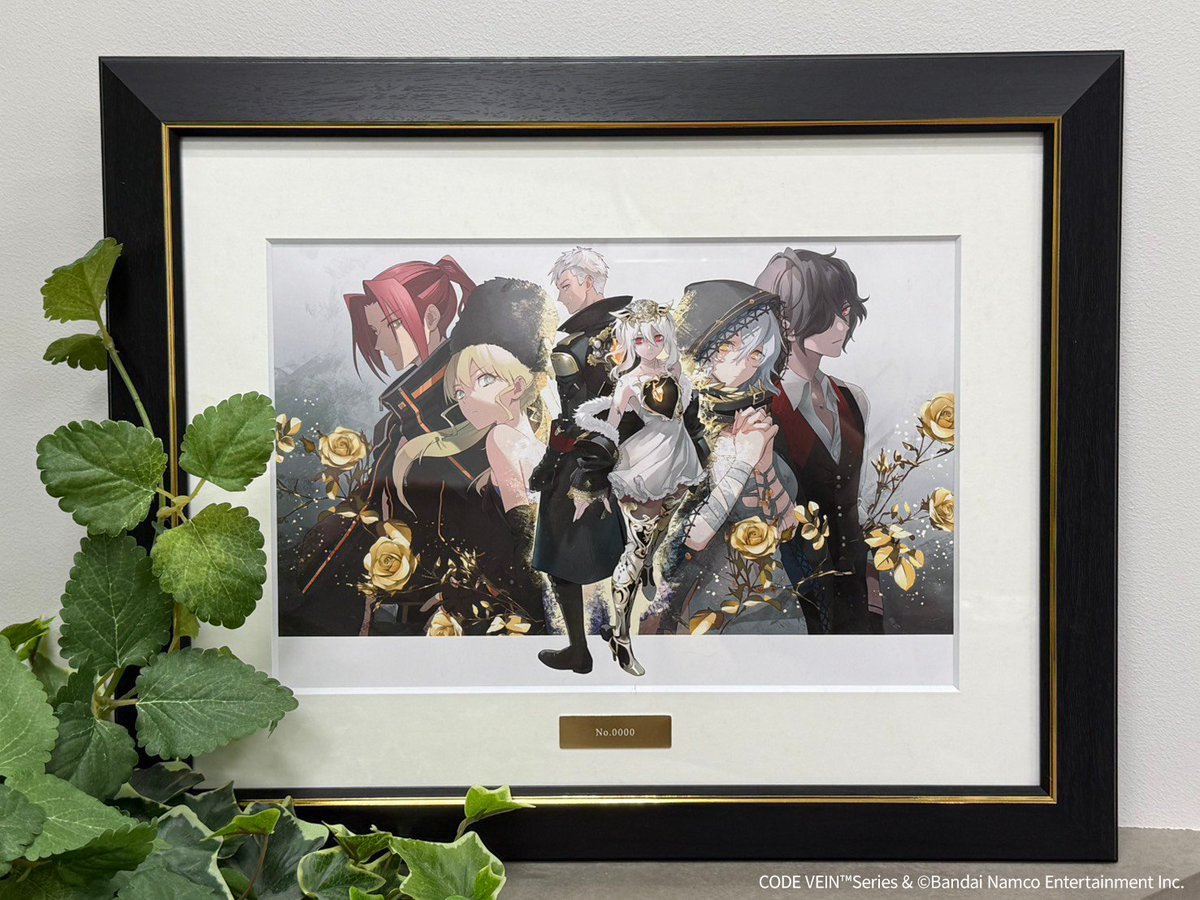 CODE_VEIN's tweet image. /
#コードヴェイン
「6周年記念イラスト」キャラファイングラフ
受注予約受付中!
\
キャラクターデザイナー小林くるみ(@kurumi_k0 )による超美麗イラストを、シリアルナンバー入りの豪華額装でお届けします✨
ご予約は10月26日(日)まで!
詳細はこちら:shop.asobistore.jp/products/detai…
#CODEVEIN