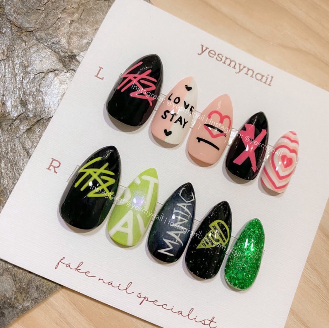 pawnoopy's tweet photo. Mau taro barang jualan kakakku di sini, semoga ketemu sama yang minat press on nails/kuku palsu. Bisa custom design atau resell. Handmade by kakakku ya. Bantu repost dan share temen” 🥺 btw this is ur chance to purchase from local small business ✨bisa design kpop/anime/anything https://t.co/a7jWD8eRkP