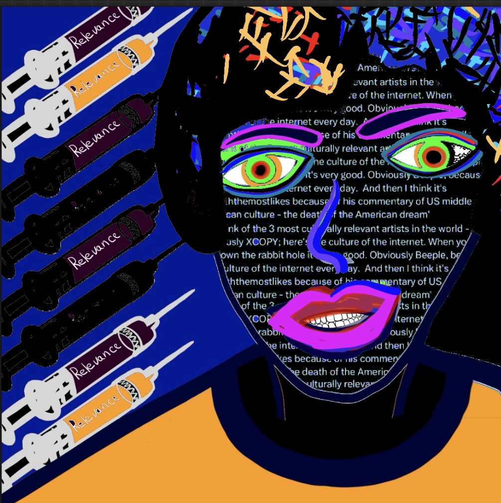 Deb_Rosenthal's tweet image. GM Obviously, you can buy a shot of #Relevance  or you can believe the pump &amp;amp; dump investor #NFTCollection #NFTs #digitalart #nftartist #nftcollectors #NFTCommunity #art #Crypto #artist