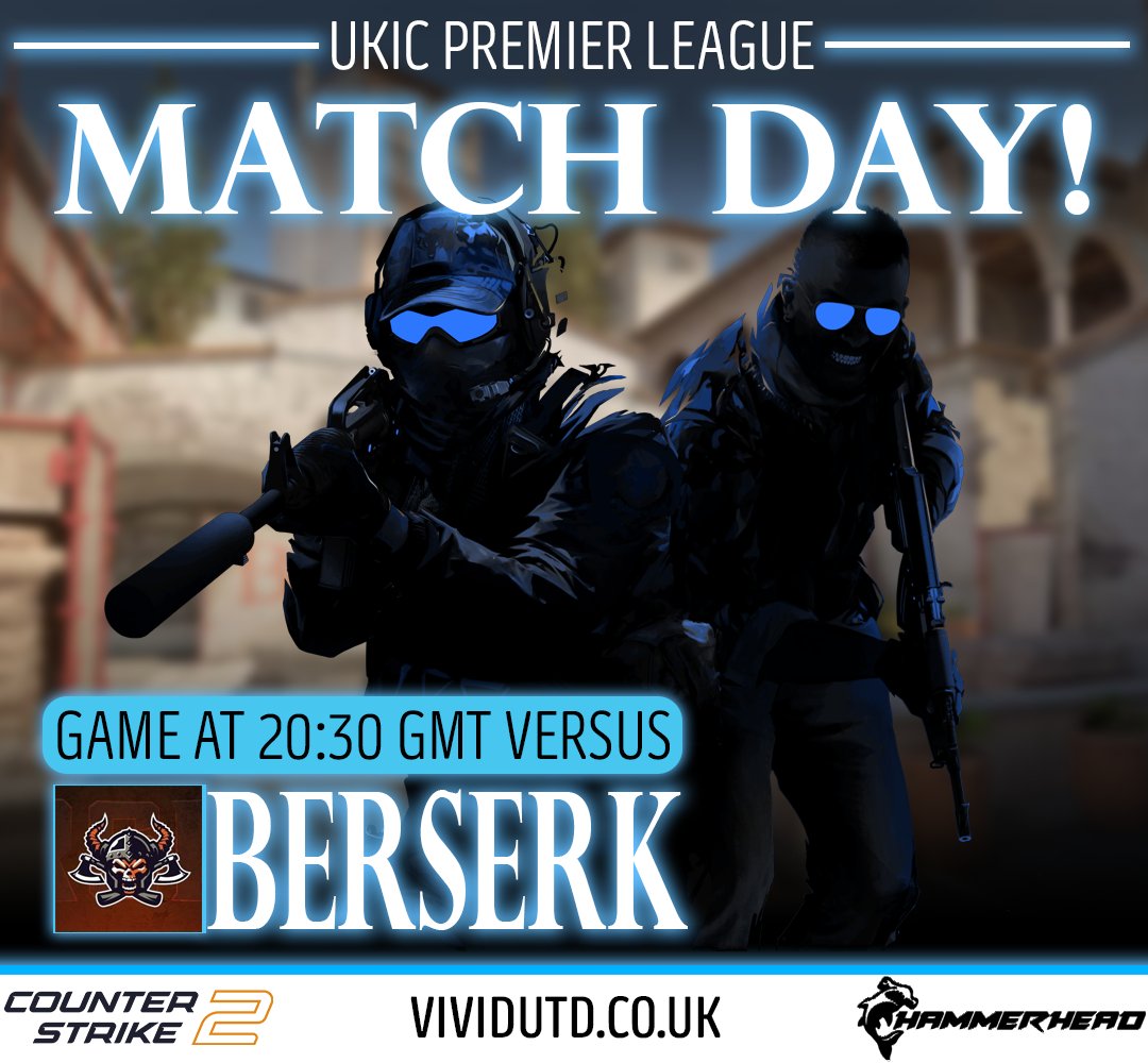 Who will win??

Our team is gearing up for our next match in the <a href="/UKICircuit/">UK & Ireland Circuit</a>! Leave your predictions for the score below 🔥

⏰20:30 GMT
🆚#Berserk 

#StayVIVID