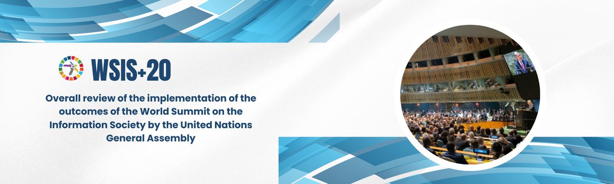 intgovforum's tweet image. WSIS+20 High-Level Meeting – Registration and Call for Side Events Now Open!

Where: UN HQ in New York
When: 16–17 December 2025, with side events beginning on 15 December.

Registration: bit.ly/42PiBFs

Submission for side events by 31 October: bit.ly/47iEgap